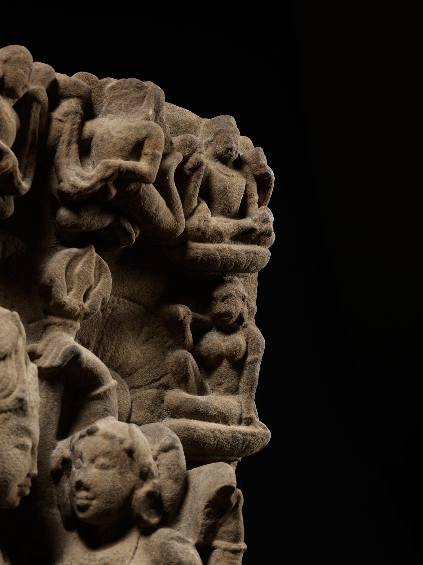A SANDSTONE STELE OF UMA MAHESHVARA, CENTRAL INDIA, 11TH-12TH CENTURY - Image 13 of 13