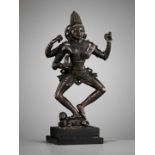 A BRONZE FIGURE OF SHIVA NATARAJA, VIJAYANAGARA EMPIRE, SOUTH INDIA, 1336-1646