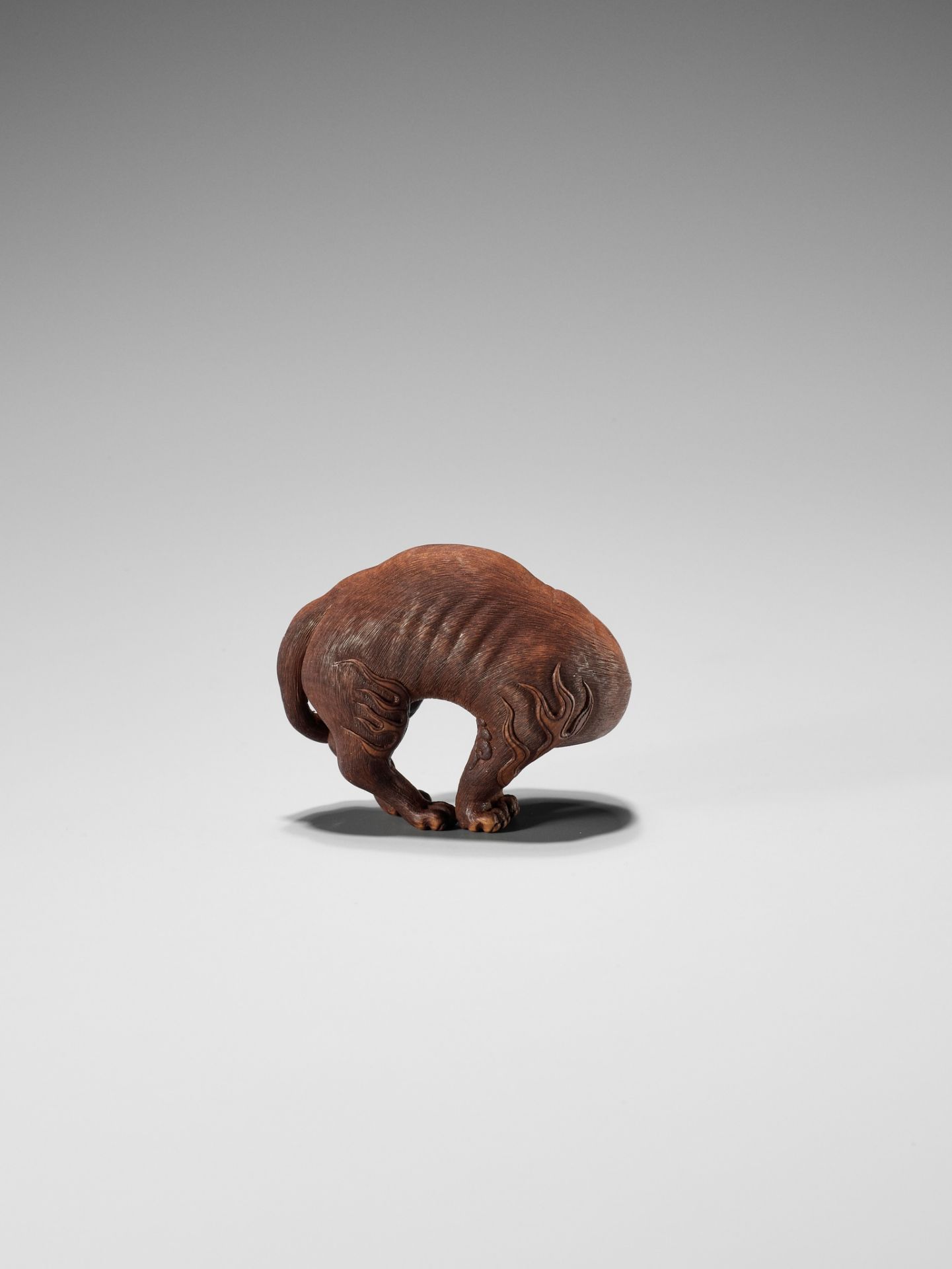 VADYM PYVOVAR: A WOOD NETSUKE OF A BAKU AFTER MASATOSHI - Bild 6 aus 10