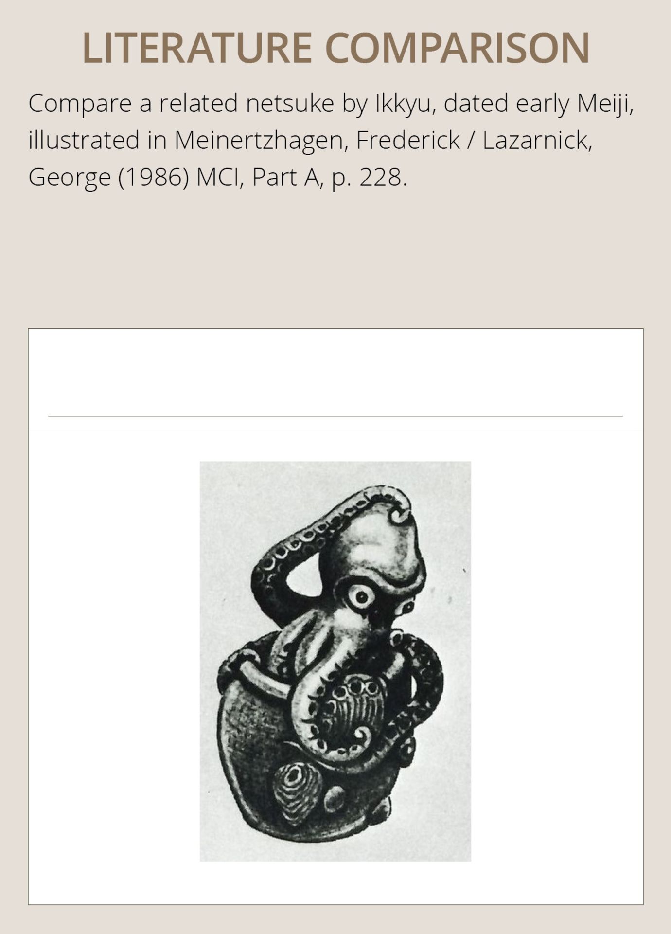 A SUPERB WOOD NETSUKE OF AN AMA STRUGGLING WITH AN OCTOPUS, ATTRIBUTED TO IKKYU - Image 7 of 16