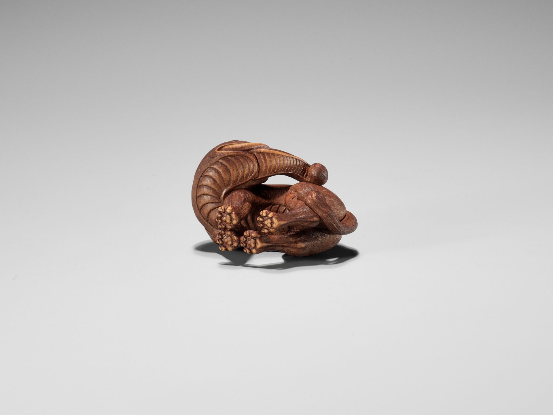 VADYM PYVOVAR: A WOOD NETSUKE OF A BAKU AFTER MASATOSHI - Bild 10 aus 10