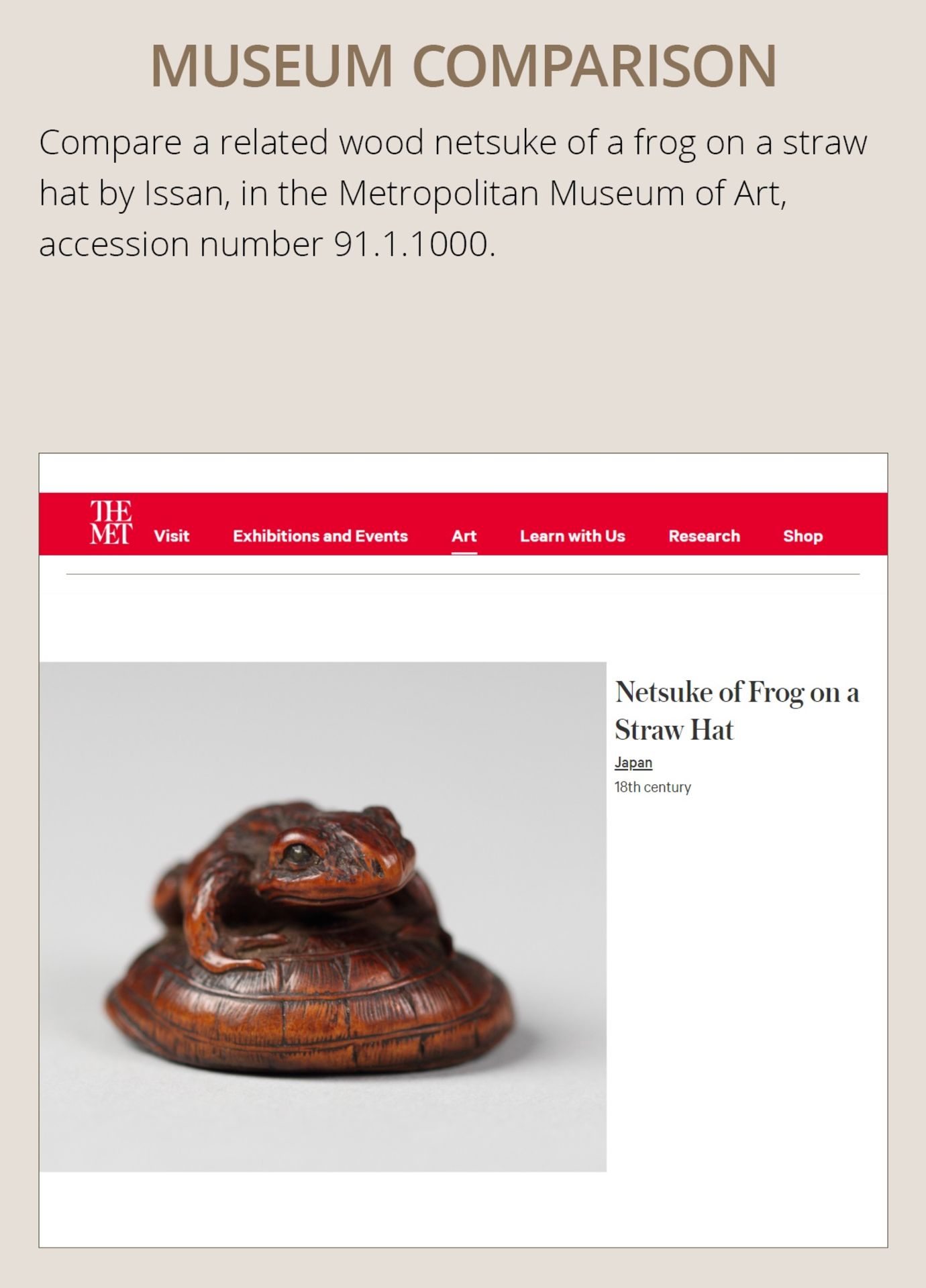 ISSAN: A WOOD NETSUKE OF TWO TOADS ON A WALNUT - Bild 5 aus 11