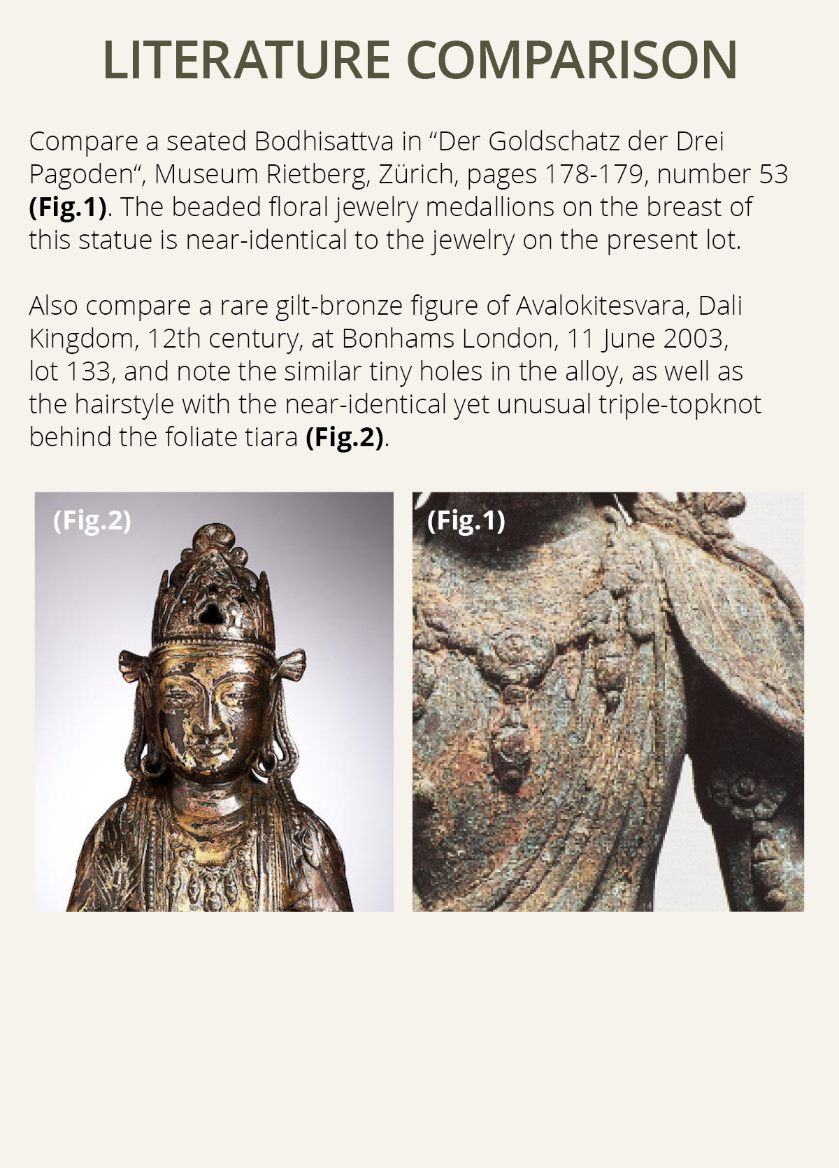 AN EXCEEDINGLY RARE BRONZE FIGURE OF GUANYIN, DALI KINGDOM, 12TH – MID-13TH CENTURY - Image 5 of 20