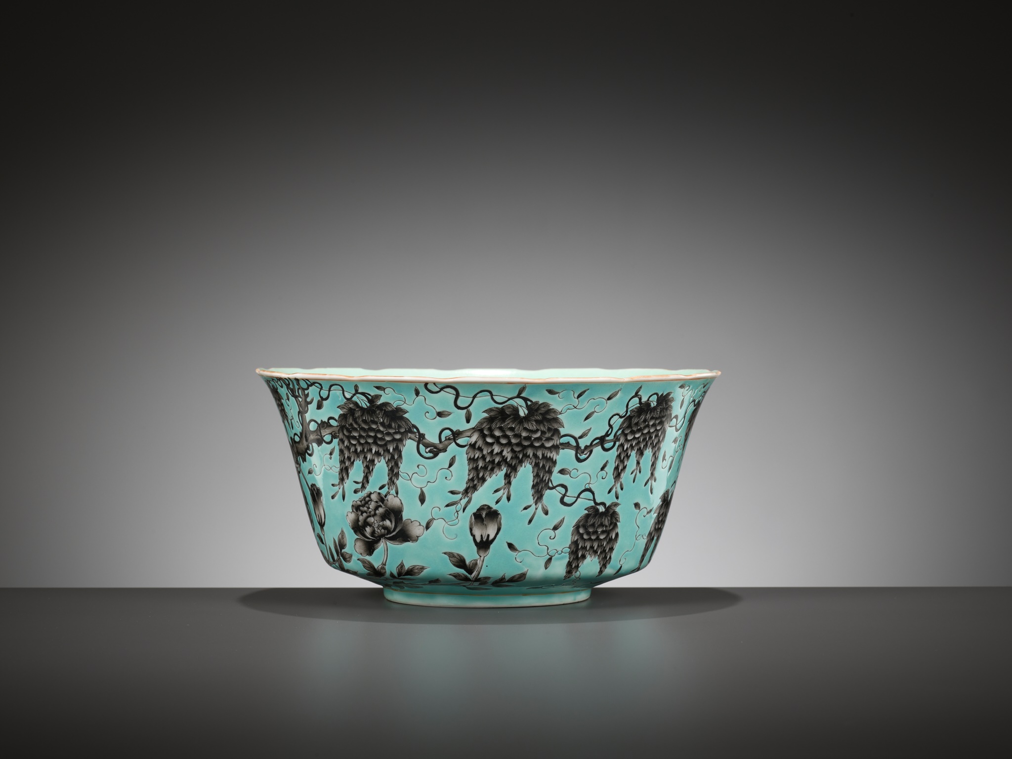 A FAMILLE-ROSE DAYAZHAI 'FLORAL' BOWL, REPUBLIC PERIOD - Image 9 of 13