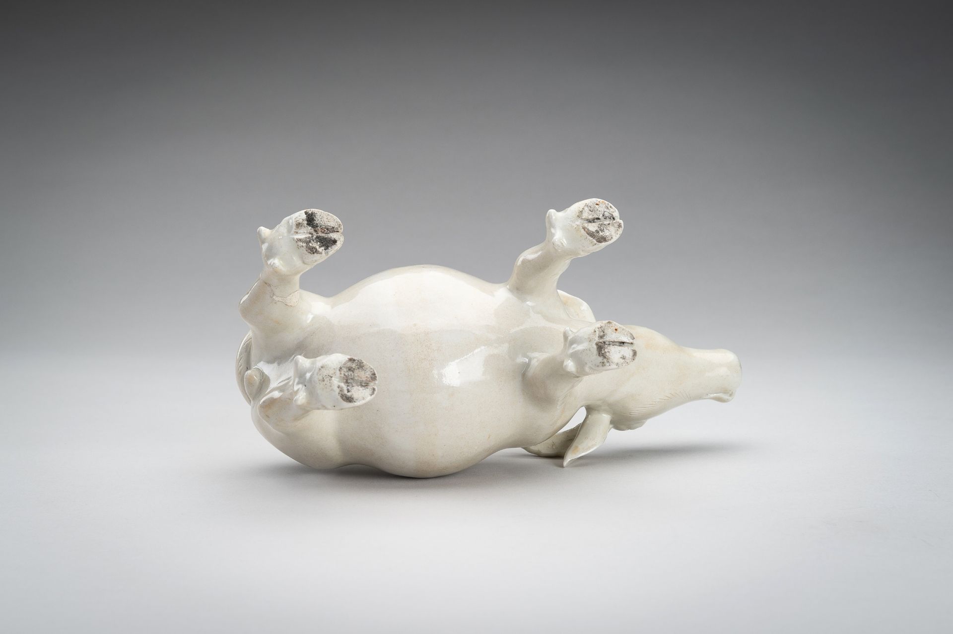 A DEHUA FIGURE OF AN OX, QING DYNASTY - Image 12 of 12