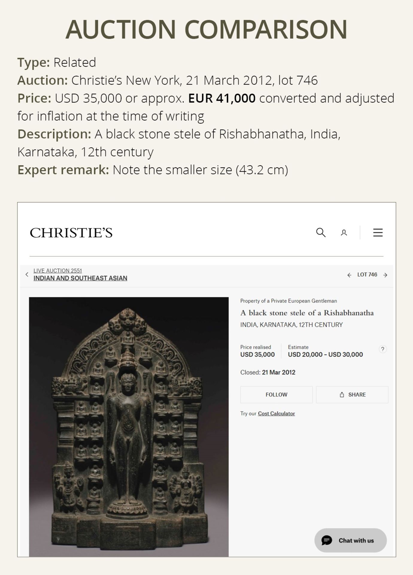 A BLACK STONE STELE DEPICTING RISHABHANATHA, THE FIRST TIRTHANKARA - Bild 4 aus 12