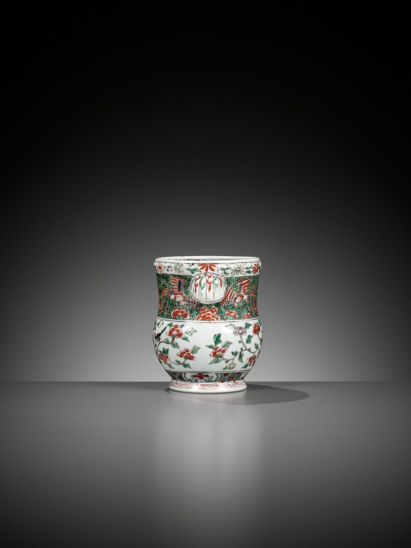 A FAMILLE VERTE 'PHOENIX' PORCELAIN WINE COOLER, KANGXI PERIOD - Bild 10 aus 12