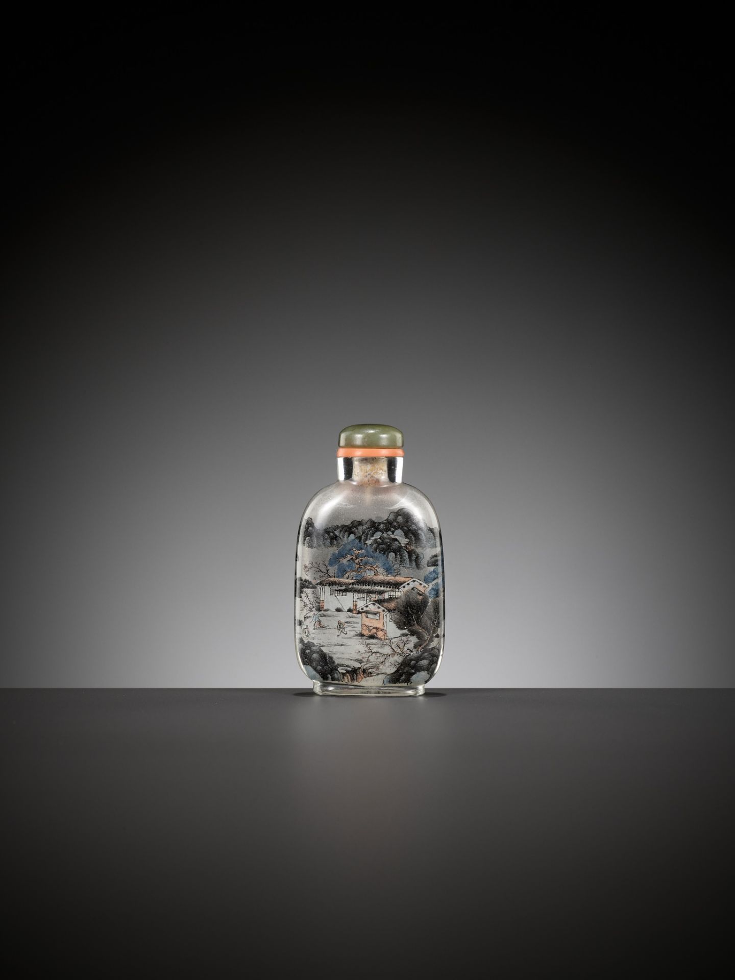 AN INSIDE-PAINTED GLASS SNUFF BOTTLE BY CHEN ZHONGSAN, DATED 1911 - Bild 3 aus 11