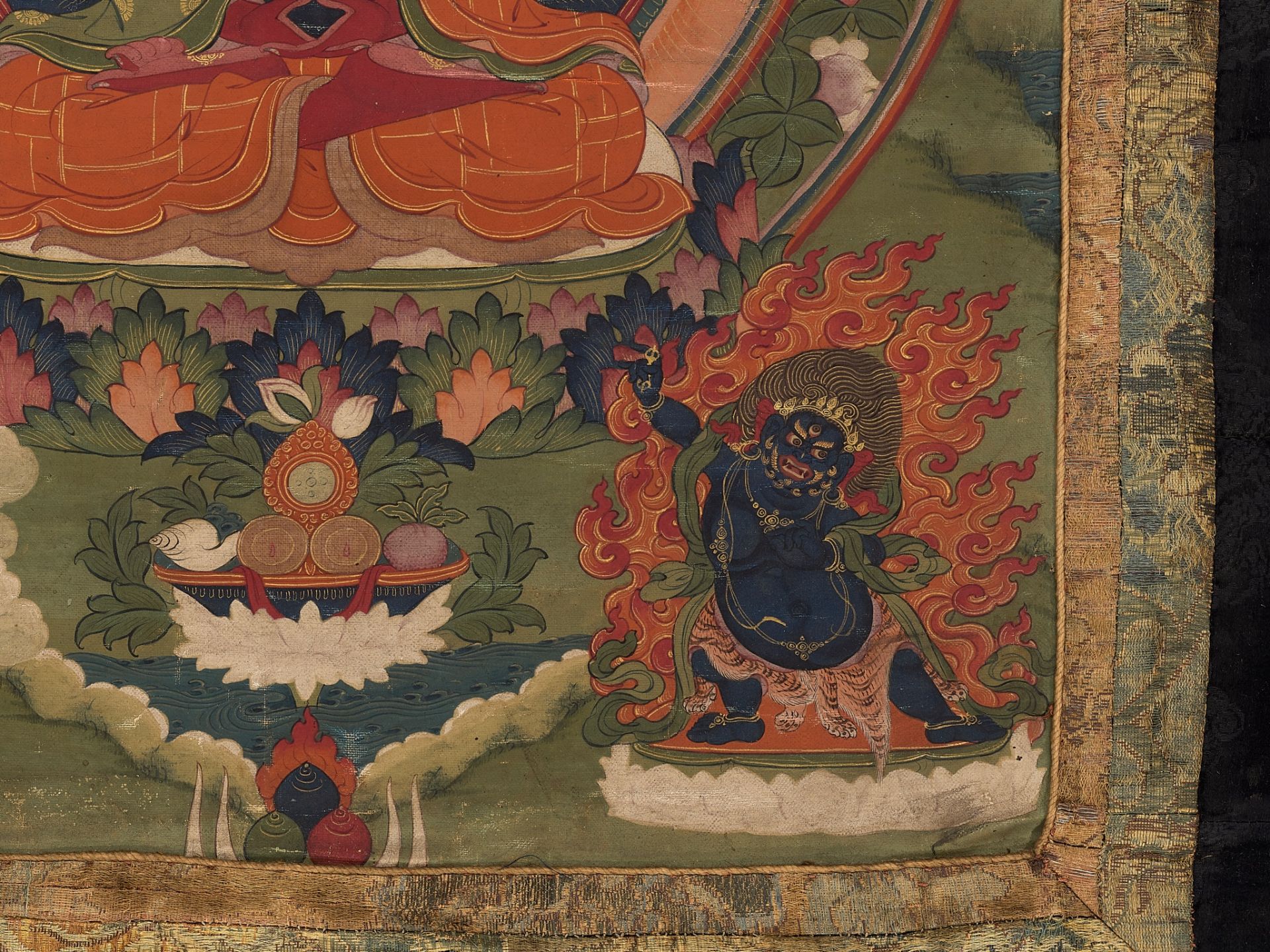 A THANGKA OF RED AMITHABA, TIBET, 18TH-19TH CENTURY - Bild 7 aus 14