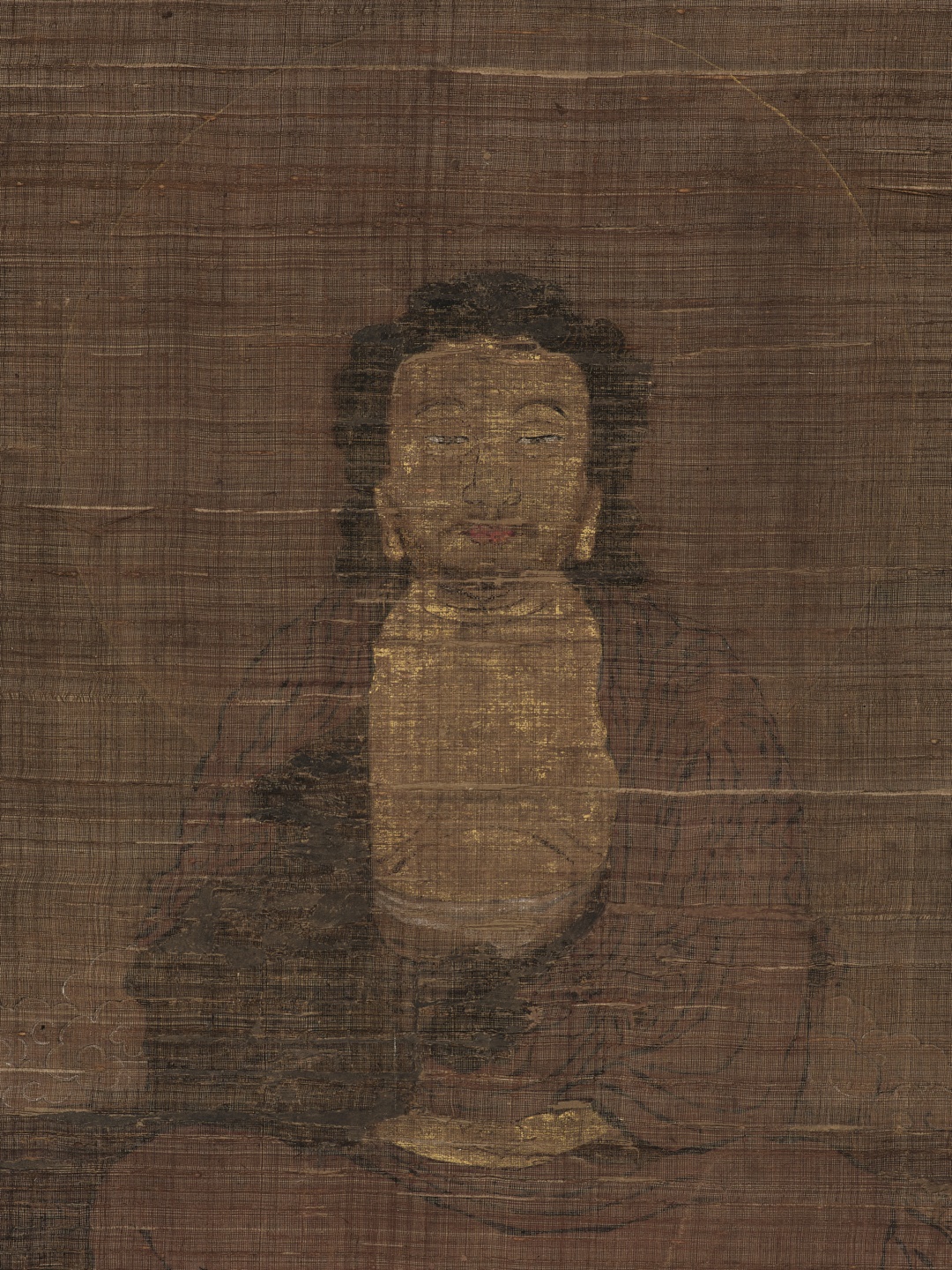 A VERY RARE AND EARLY JAPANESE HANGING SCROLL PAINTING OF AN IMMORTAL, 14TH-16TH CENTURY