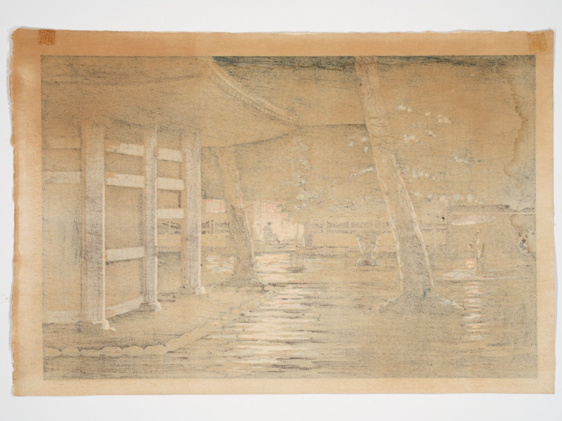 TSUCHIYA KOITSU (1870-1949), SENGAKUJI TEMPLE AT TAKANAWA - Image 6 of 6