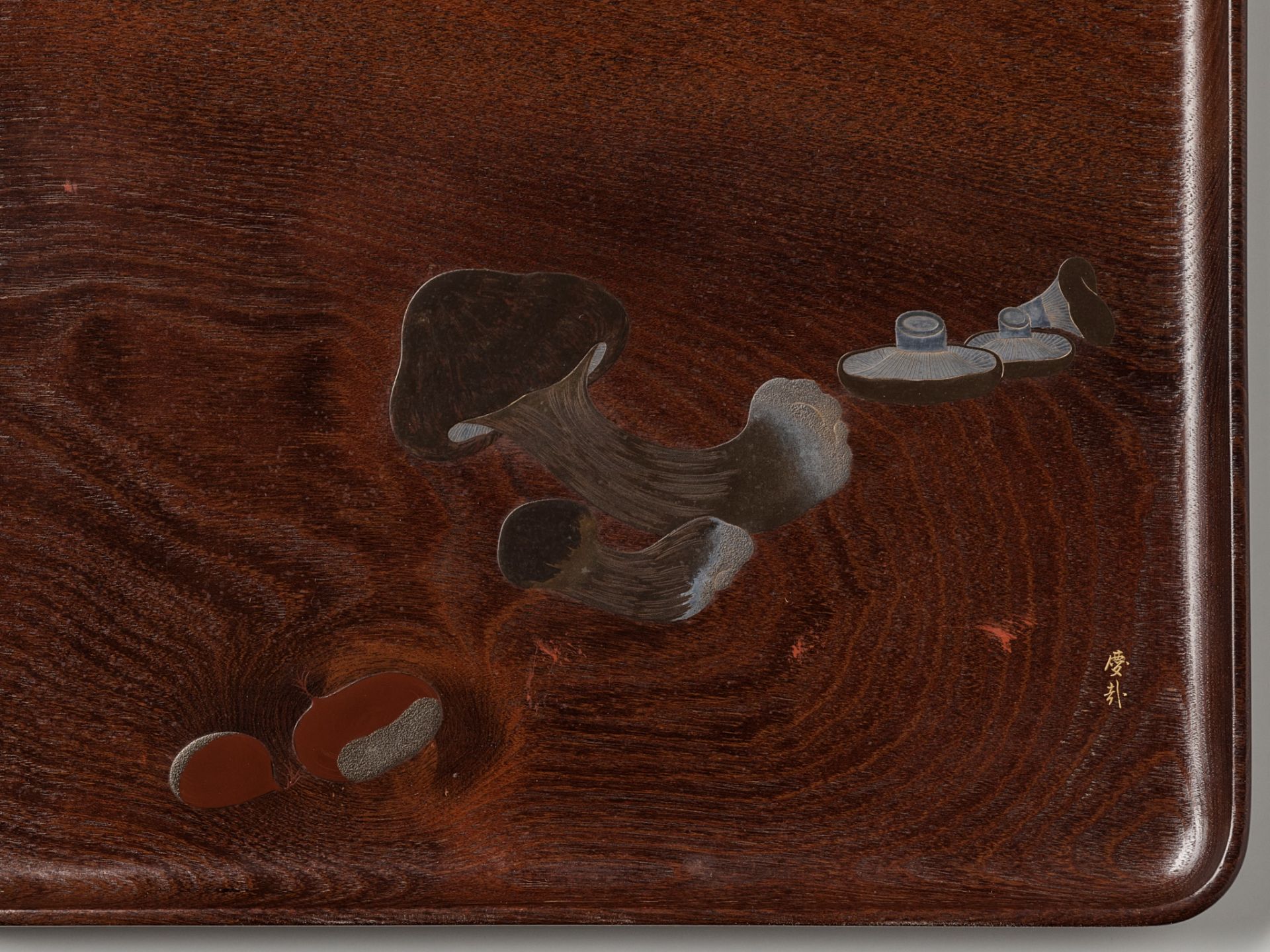 KASHIMA KEISAI: A SET OF 20 SUPERB ZESHIN-SCHOOL LACQUERED WOOD OSHIKI-ZEN TRAYS - Image 60 of 73