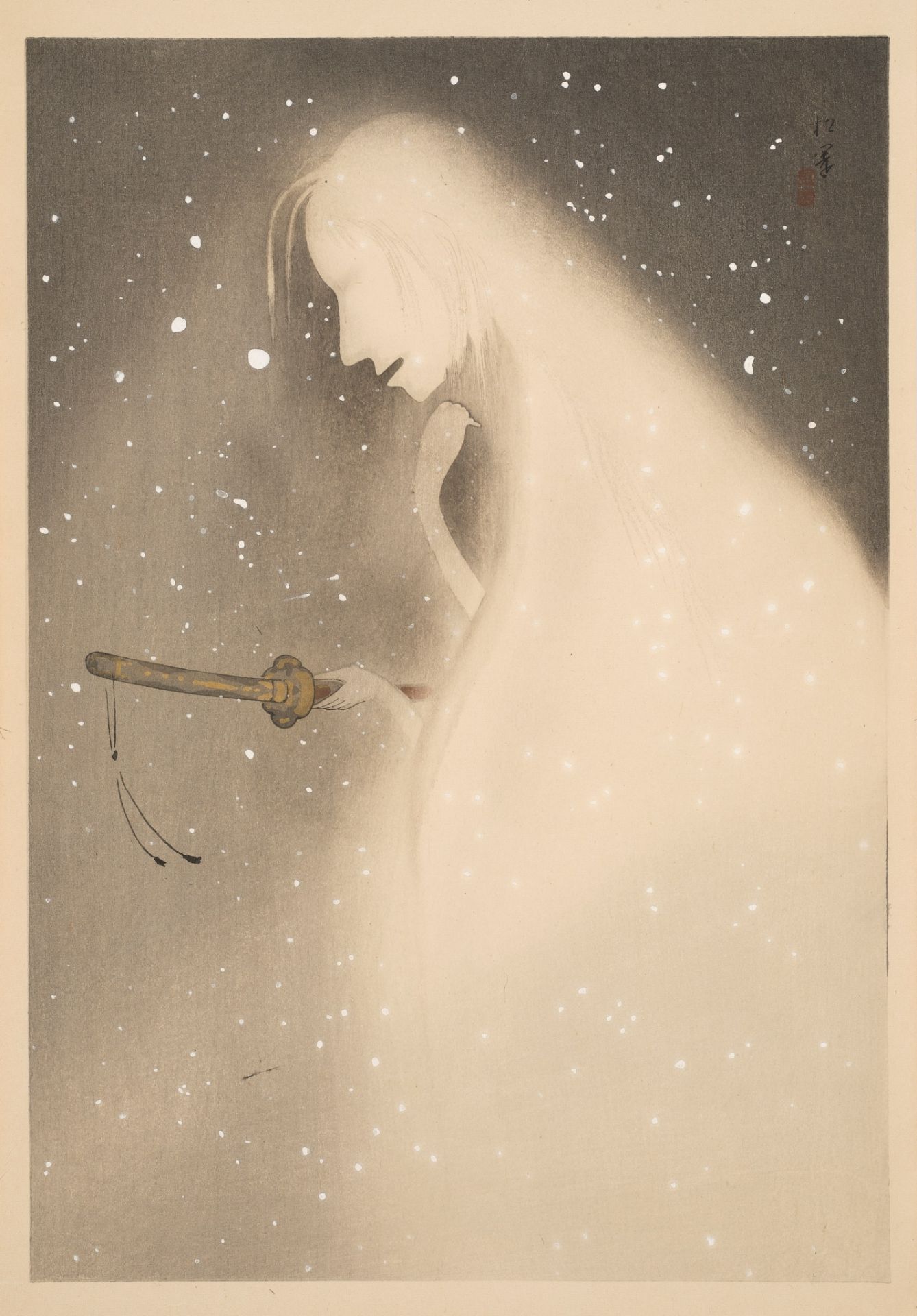 UEMURA SHOEN (1875-1949), THE SNOW WOMAN