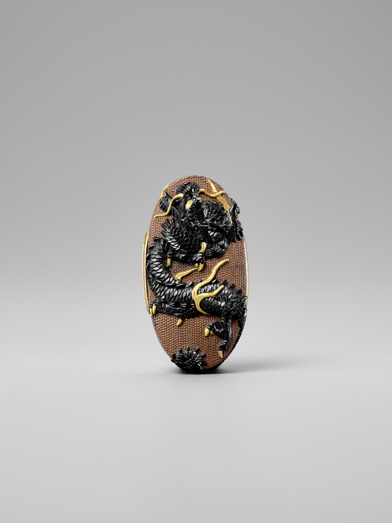 TAMAGAWA YOSHIHISA: A COPPER NANAKO MITO SCHOOL FUCHI AND KASHIRA WITH DRAGONS - Image 2 of 5