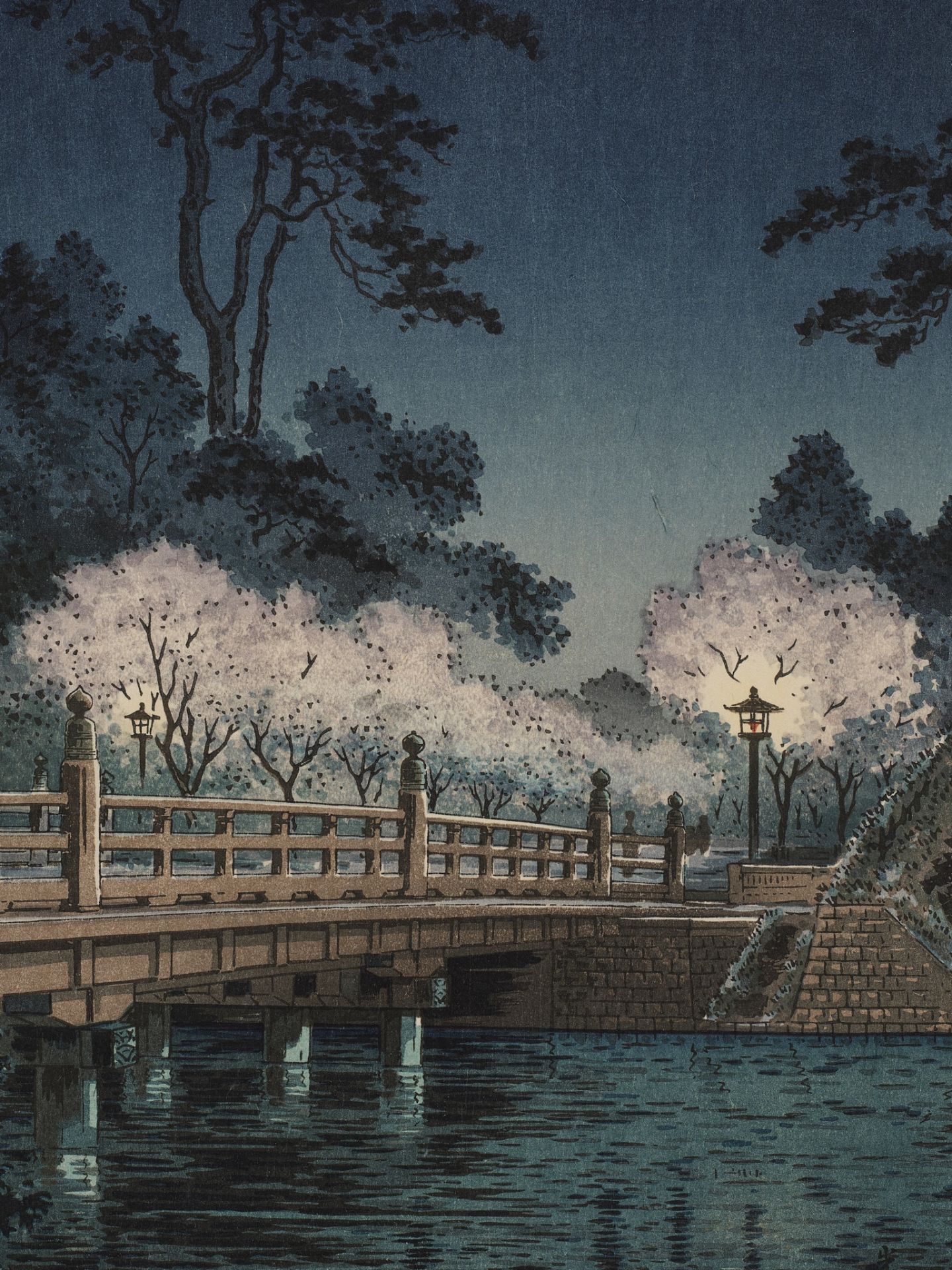 TSUCHIYA KOITSU (1870-1949), BENKEI BRIDGE - Image 2 of 6
