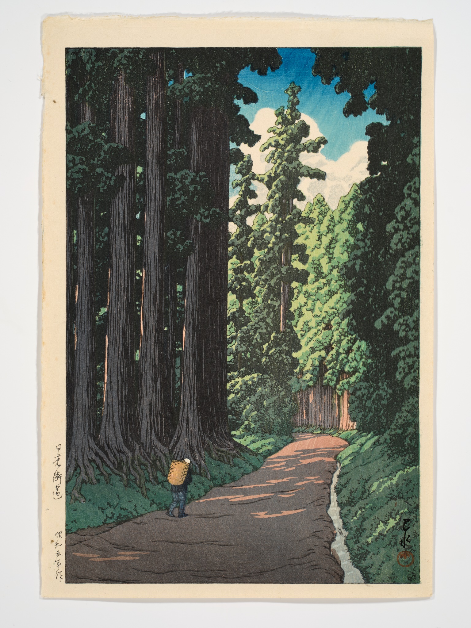 KAWASE HASUI (1883-1957), ROAD TO NIKKO - Image 7 of 8