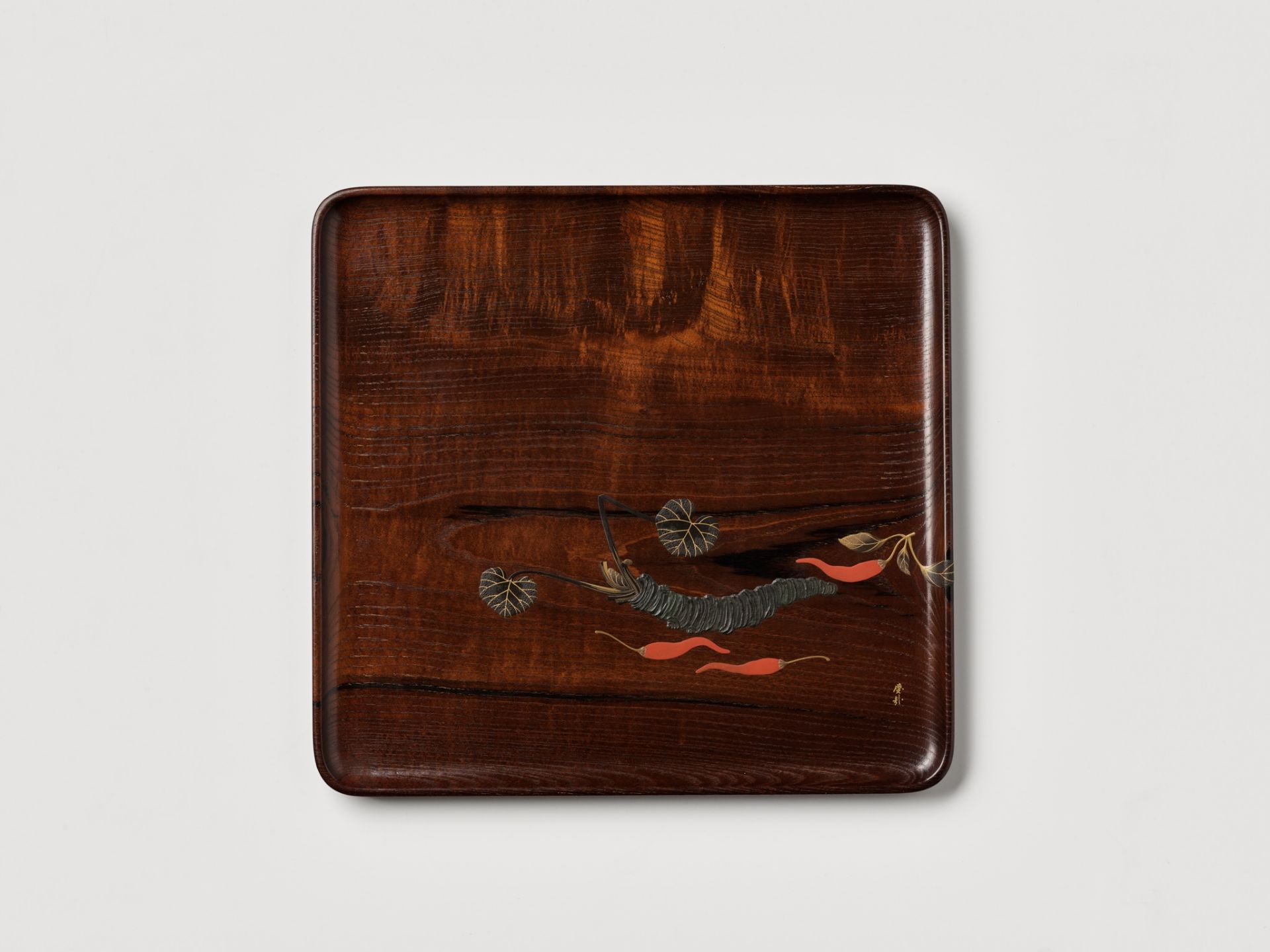 KASHIMA KEISAI: A SET OF 20 SUPERB ZESHIN-SCHOOL LACQUERED WOOD OSHIKI-ZEN TRAYS - Image 17 of 73