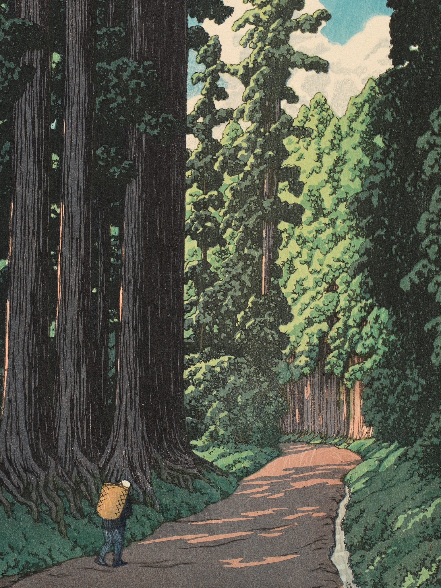 KAWASE HASUI (1883-1957), ROAD TO NIKKO - Image 2 of 8