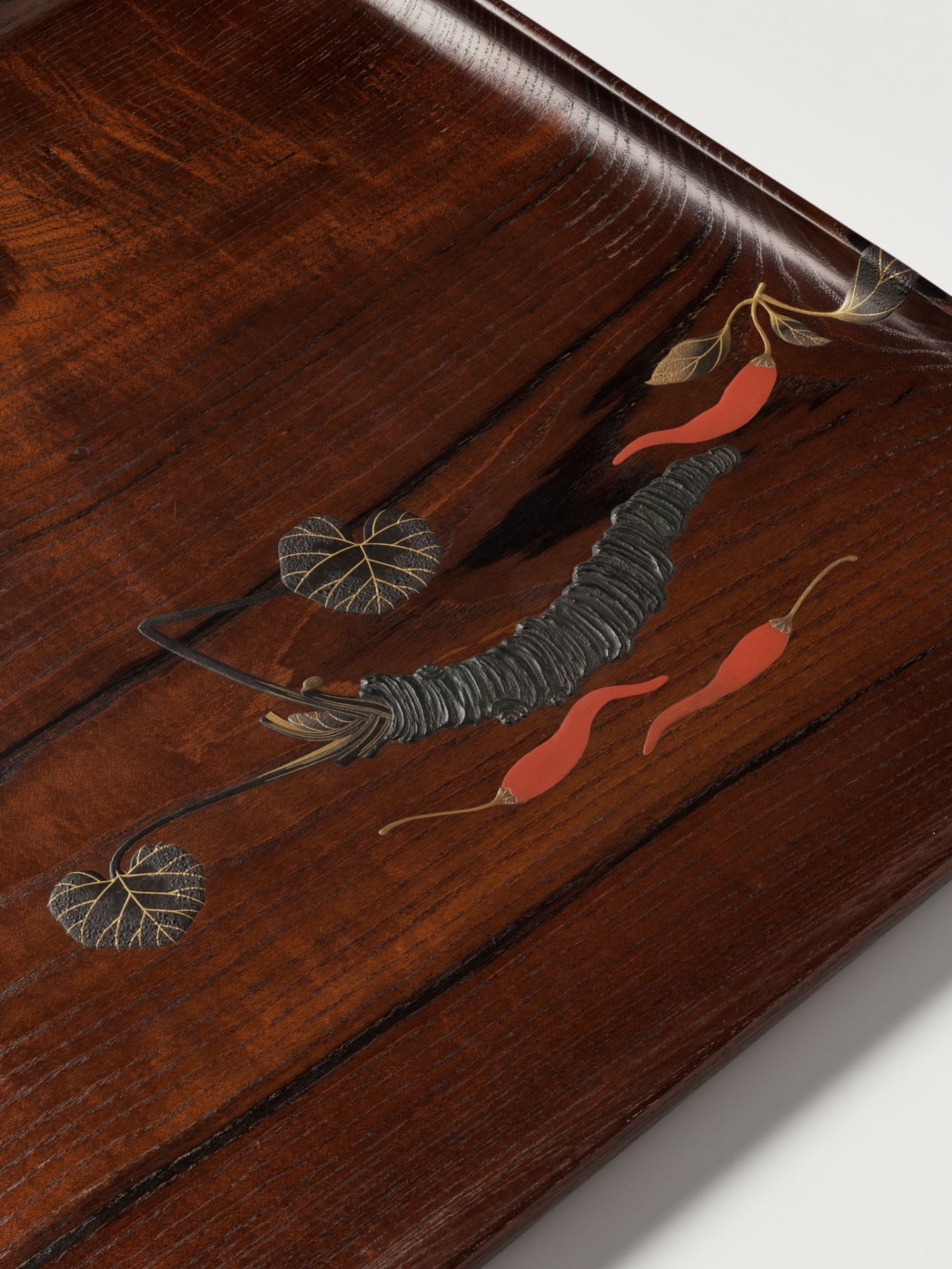 KASHIMA KEISAI: A SET OF 20 SUPERB ZESHIN-SCHOOL LACQUERED WOOD OSHIKI-ZEN TRAYS - Image 9 of 73