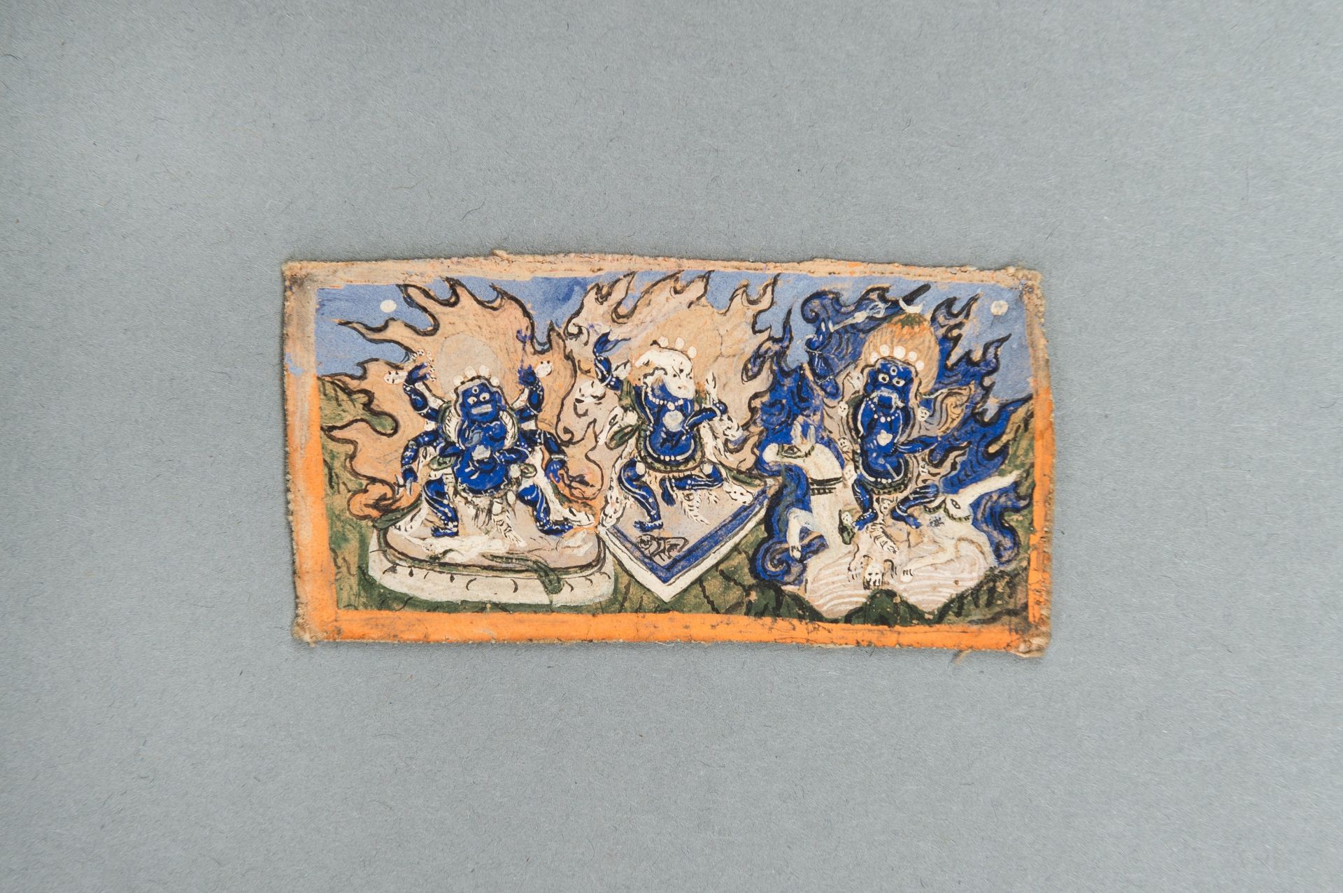 A GROUP OF EIGHT TSAKALI THANGKAS - Image 14 of 17