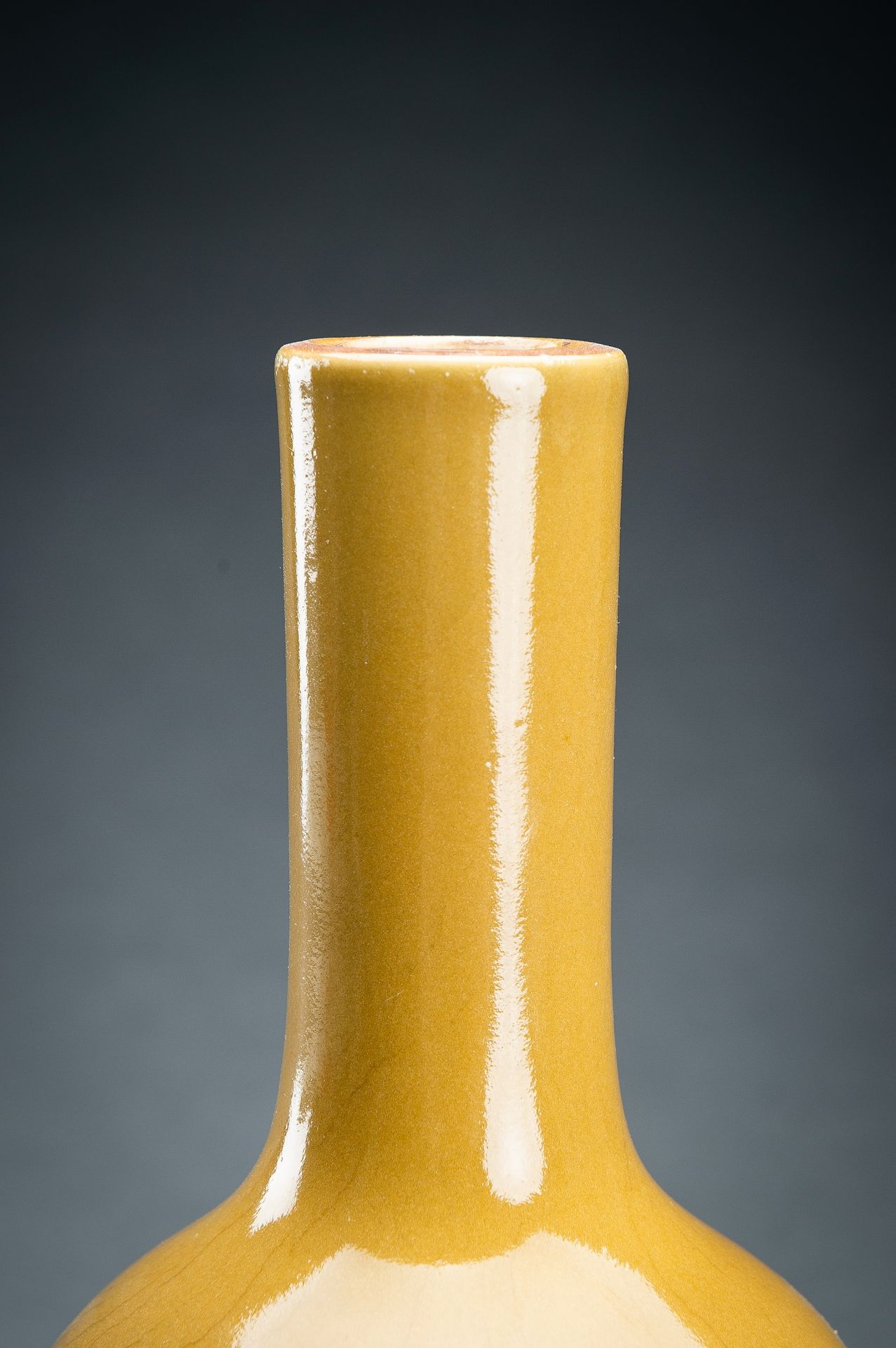 A CAFE-AU-LAIT GLAZED BOTTLE VASE, QING DYNASTY - Bild 5 aus 10