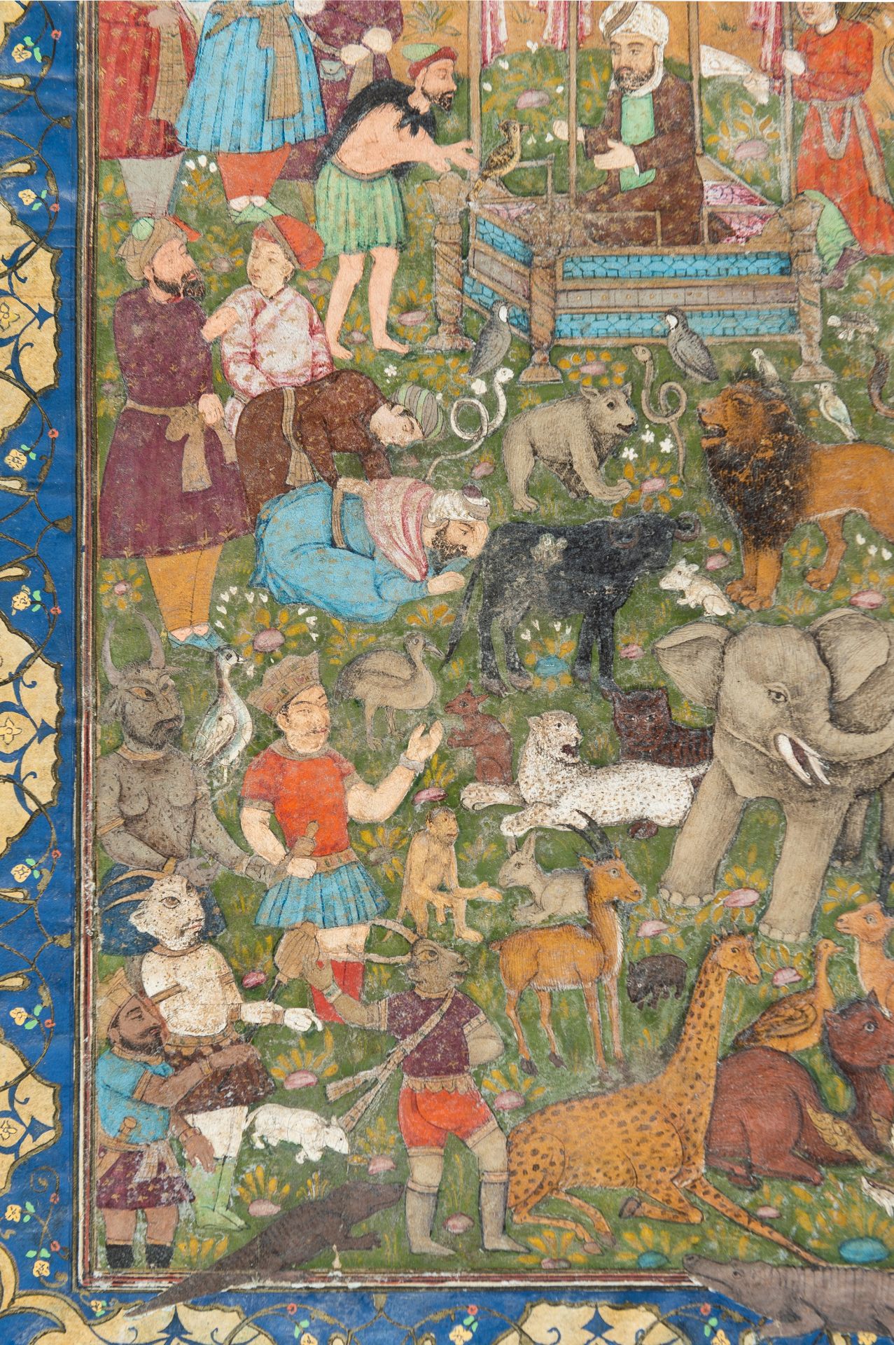 A LOT WITH TWO FINE MUGHAL MINIATURE PAINTINGS - Image 13 of 19