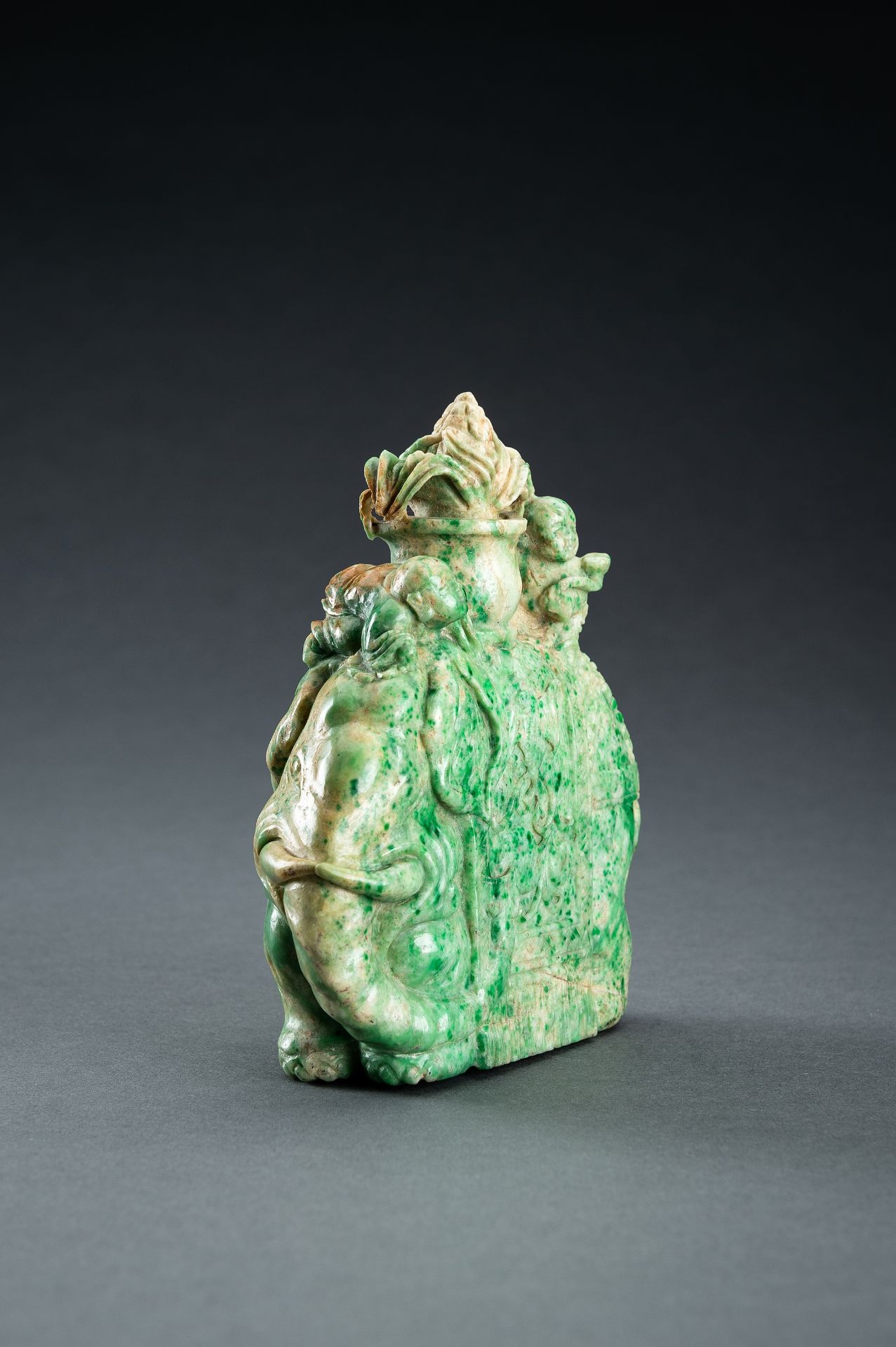 A JADEITE CARVING OF AN ELEPHANT AND BOYS, REPUBLIC PERIOD - Bild 12 aus 14