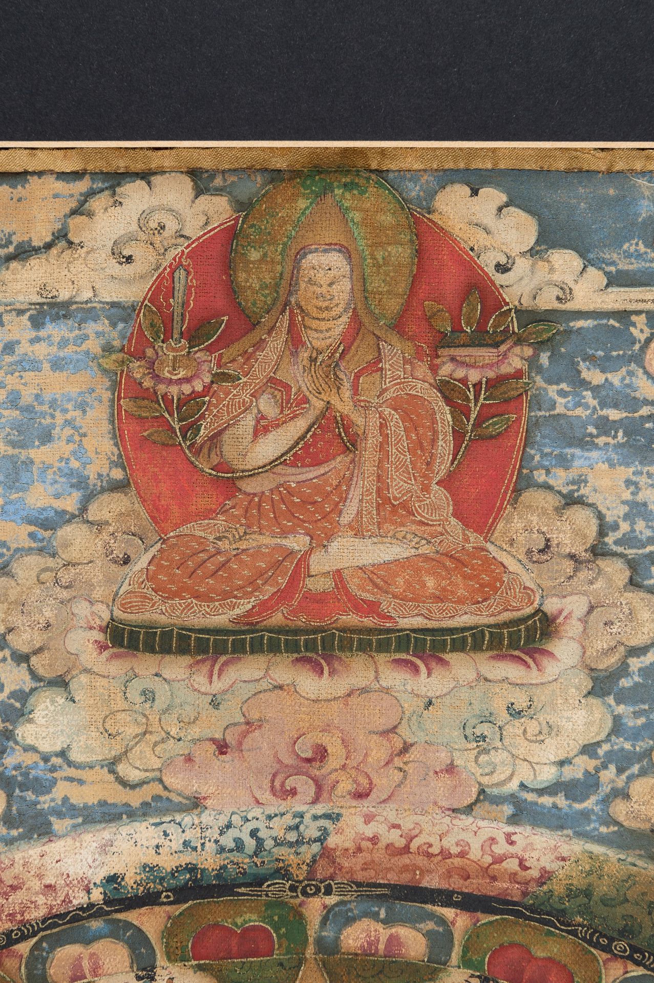 A THANGKA OF A MANDALA, 19TH CENTURY - Image 9 of 11