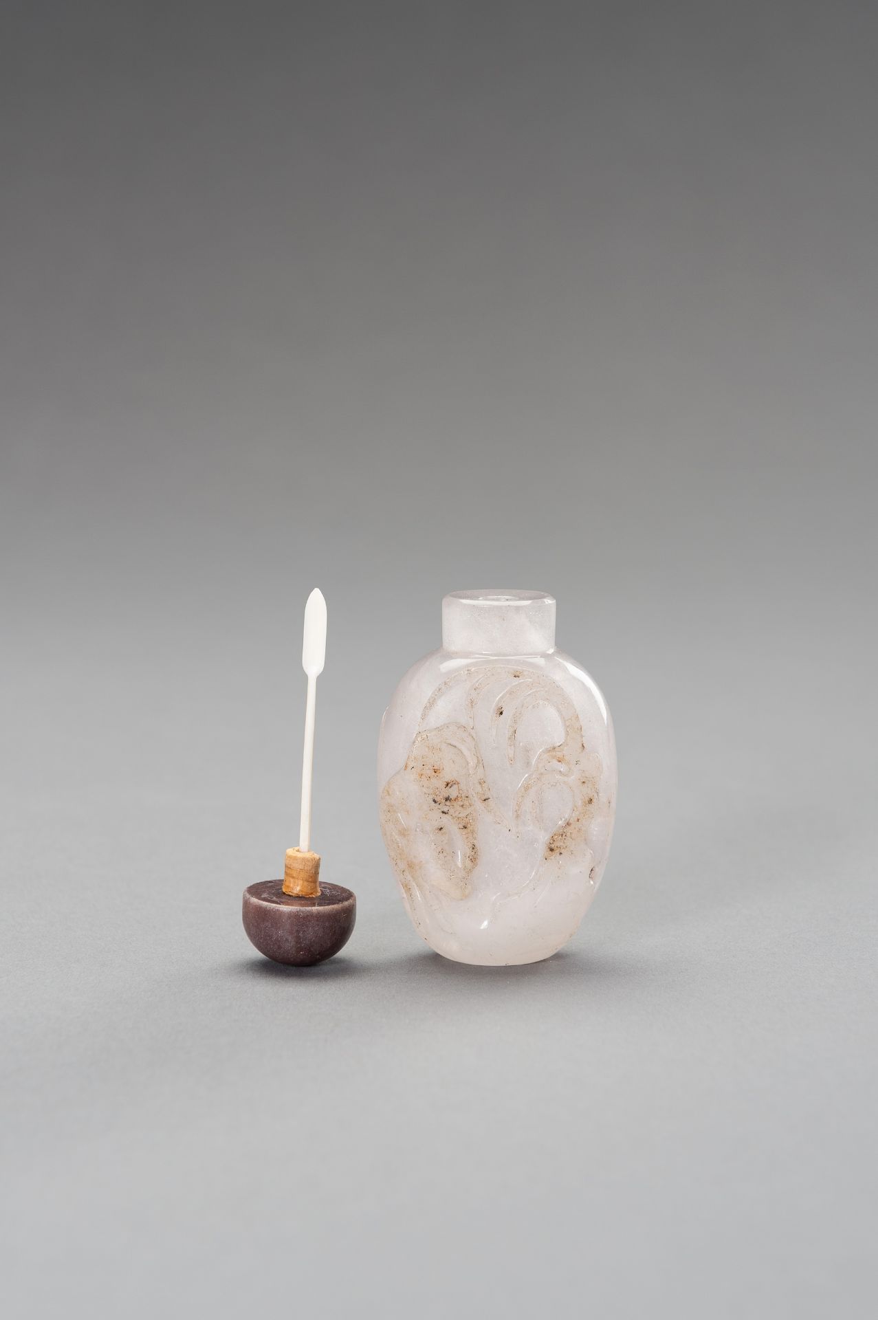 A ROCK CRYSTAL SNUFF BOTTLE, QING - Image 8 of 11