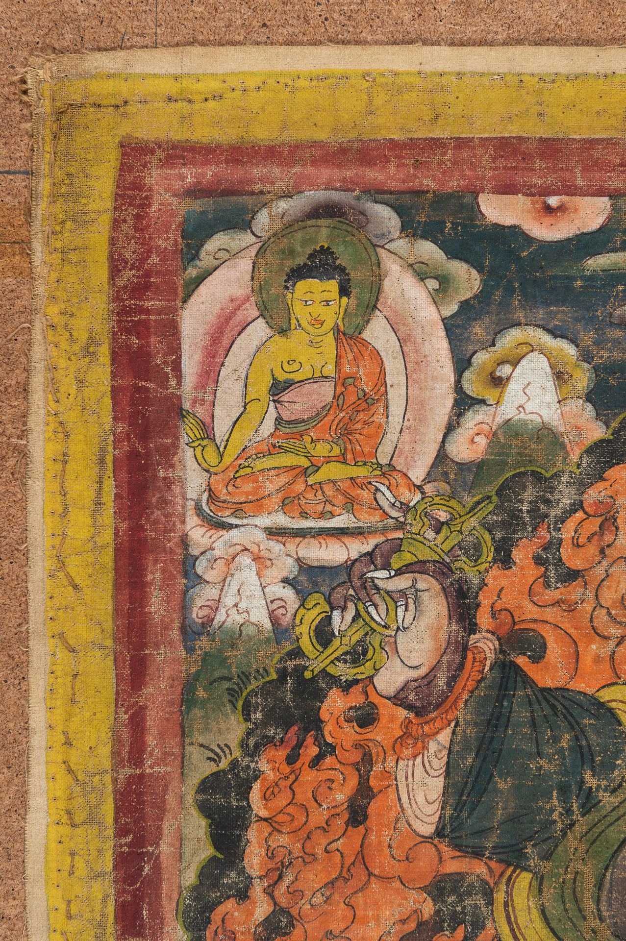 A THANGKA OF MAHAKALA RIDING A TIGER, VYAGHRA-VAHANA - Image 10 of 10