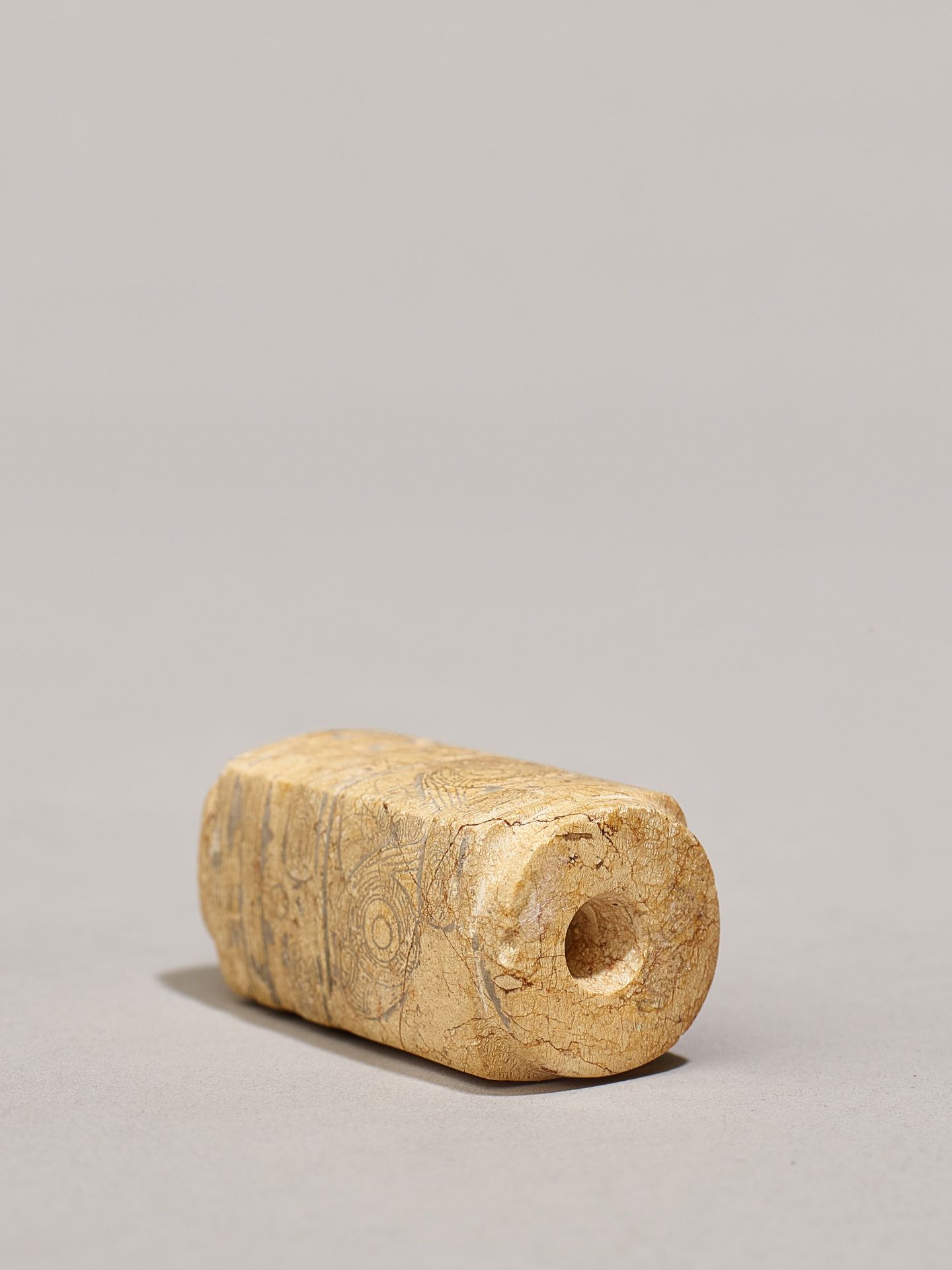 A JADE CONG-FORM BEAD, LIANGZHU CULTURE - Image 7 of 7