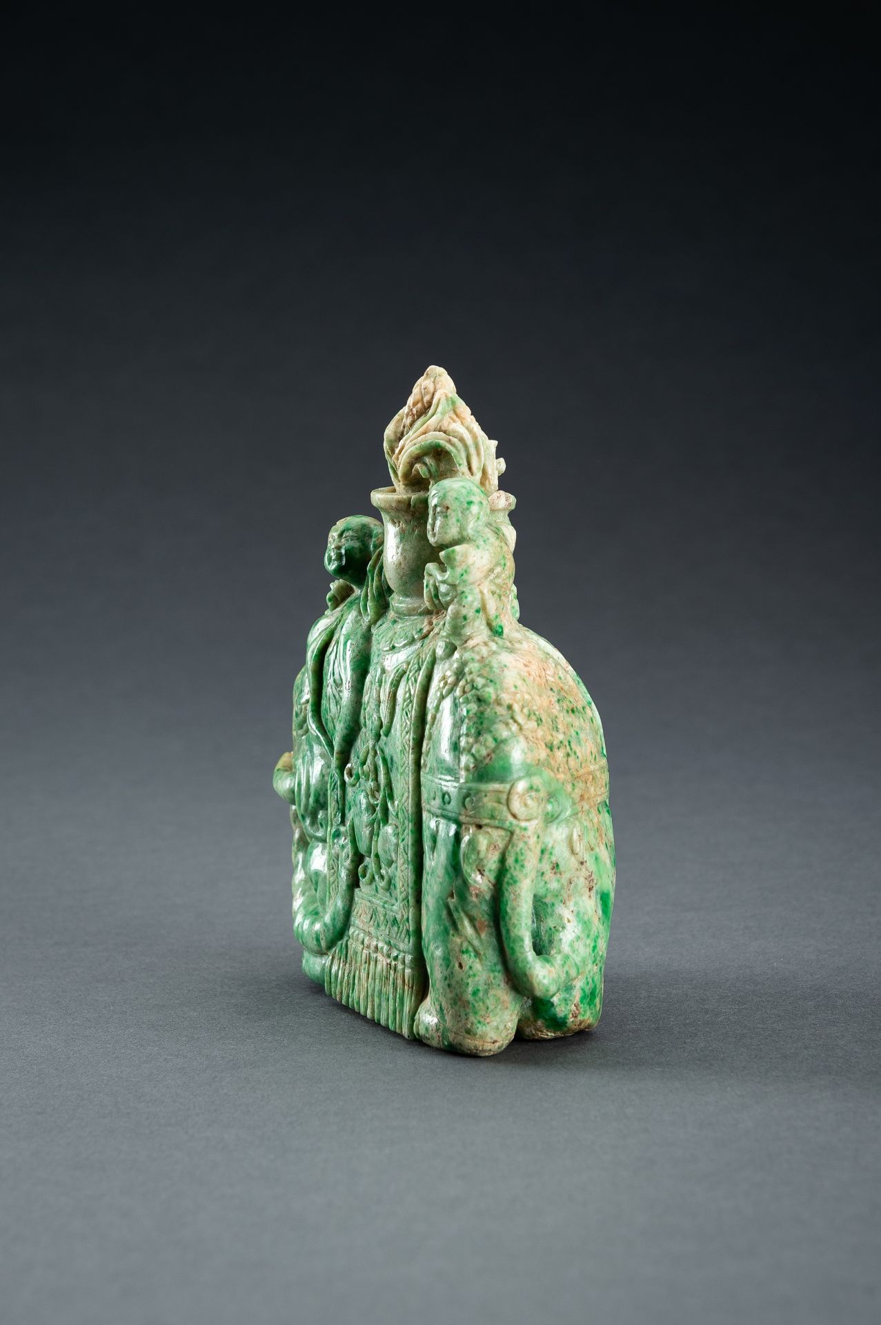 A JADEITE CARVING OF AN ELEPHANT AND BOYS, REPUBLIC PERIOD - Bild 9 aus 14