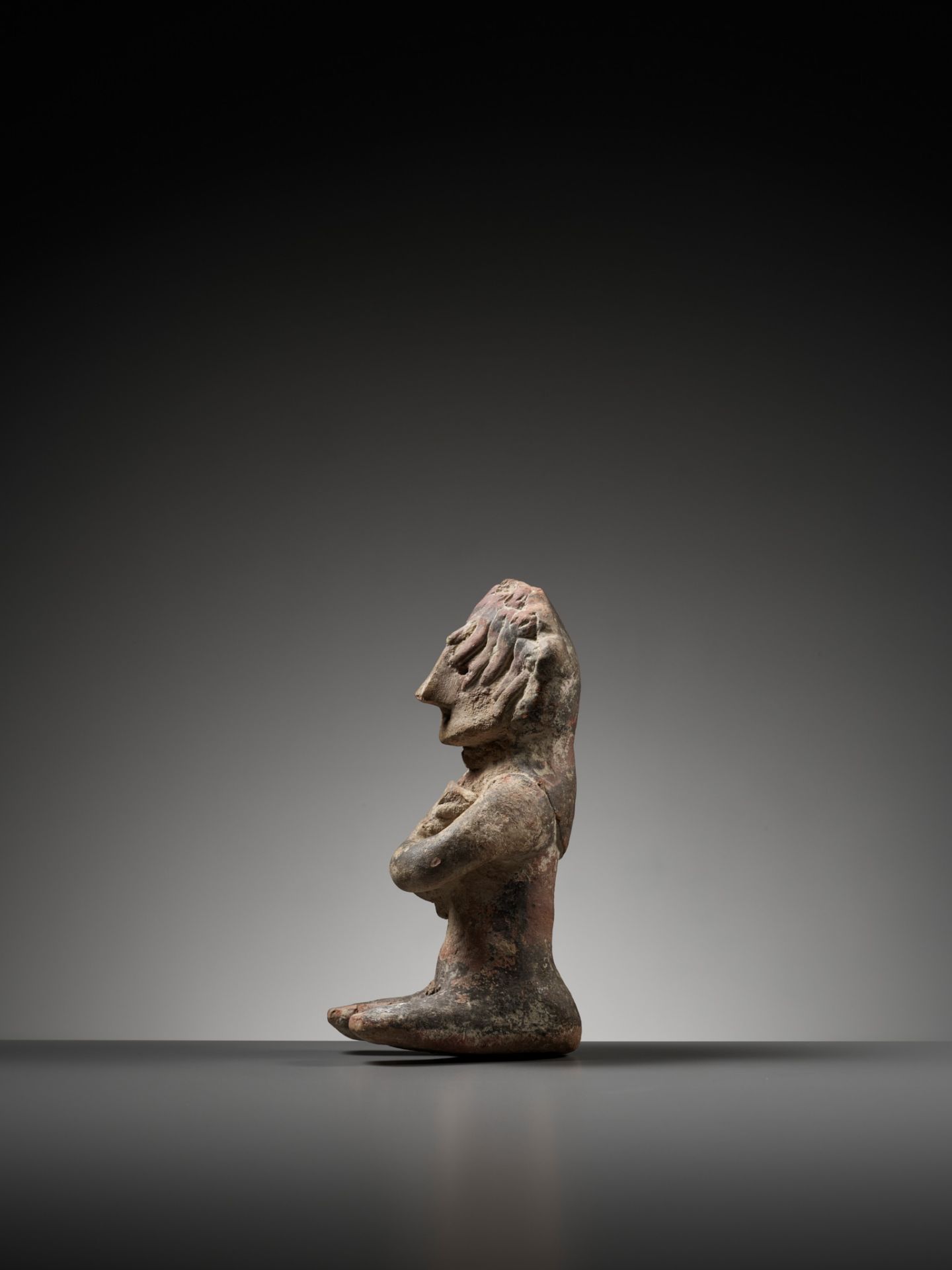 A PAINTED TERRACOTTA FIGURE OF A FERTILITY GODDESS, INDUS VALLEY CIVILIZATION, CIRCA 3000-2000 BC - Bild 10 aus 13