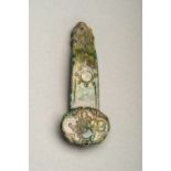 A SMALL HARDSTONE `RUYI SCEPTERÂ´ PENDANT, c 1920s