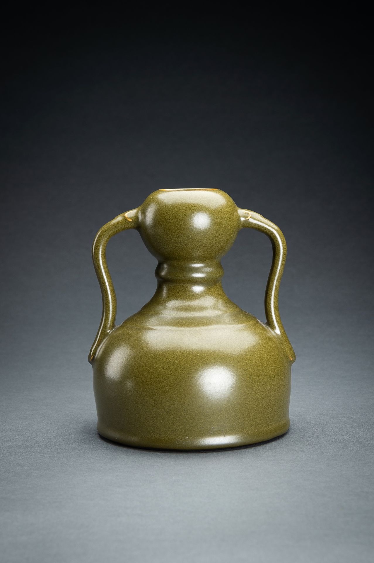 A TEADUST-GLAZED DOUBLE-GOURD VASE - Image 2 of 14