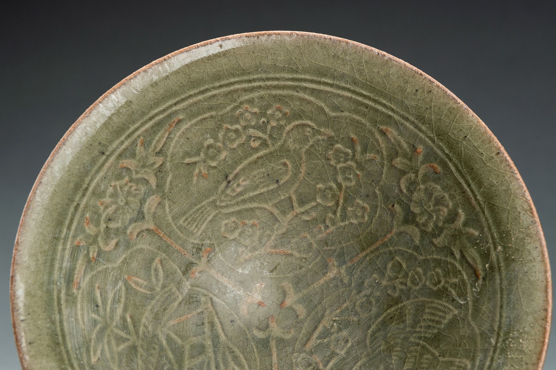 A LONGQUAN CELADON 'BIRDS' BOWL, NORTHERN SONG STYLE - Image 5 of 16