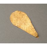 A SHEET GOLD LEAF, PRE-ANGKOR PERIOD