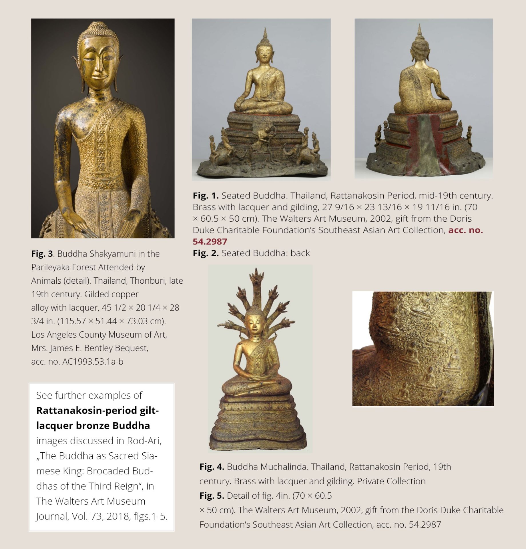 A LARGE GILT-LACQUERED BRONZE FIGURE OF SEATED BUDDHA, RATTANAKOSIN KINGDOM - Bild 5 aus 22