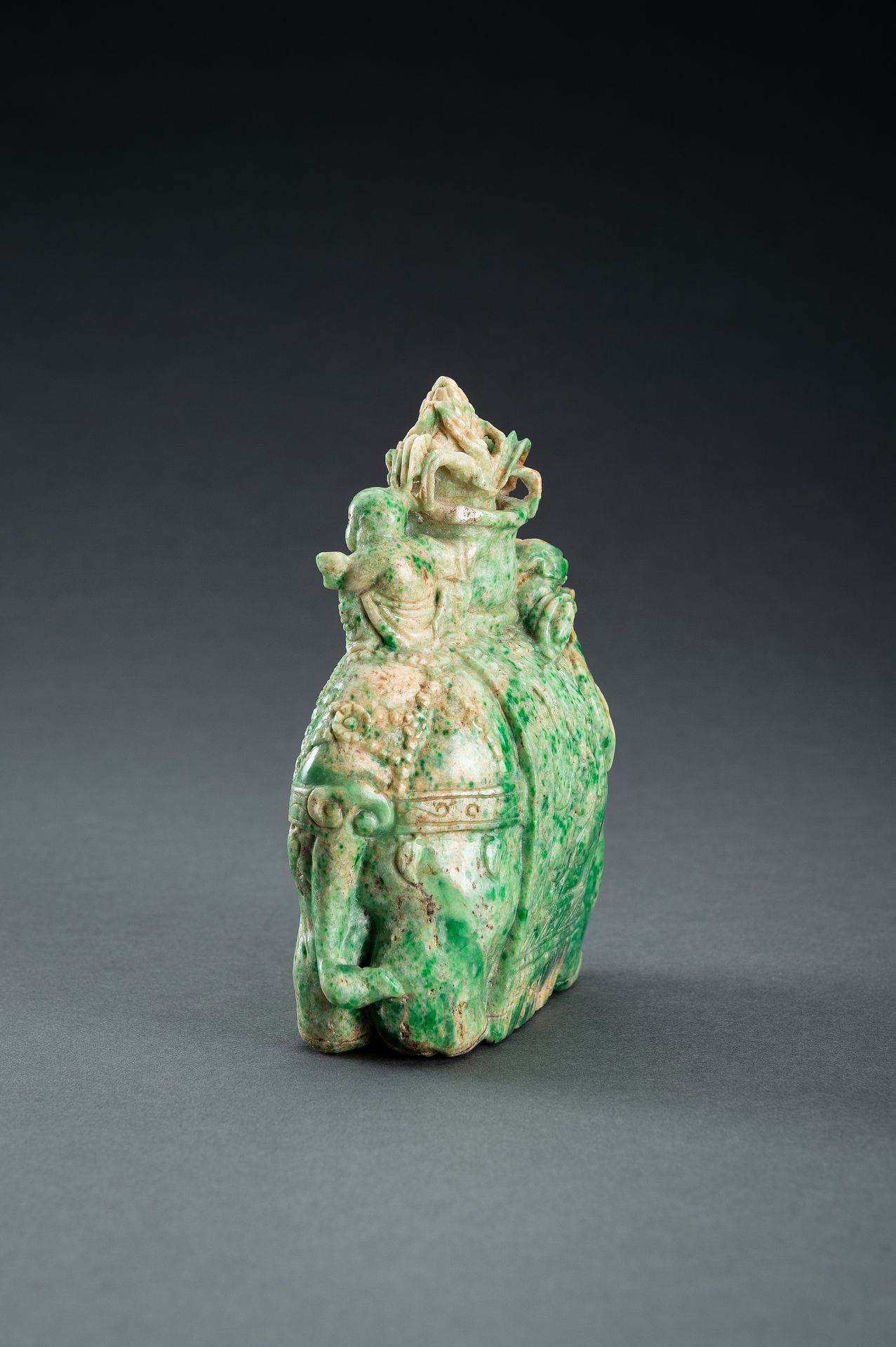 A JADEITE CARVING OF AN ELEPHANT AND BOYS, REPUBLIC PERIOD - Bild 11 aus 14