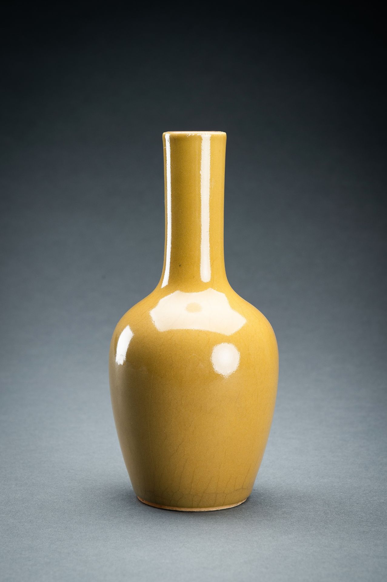 A CAFE-AU-LAIT GLAZED BOTTLE VASE, QING DYNASTY - Bild 7 aus 10