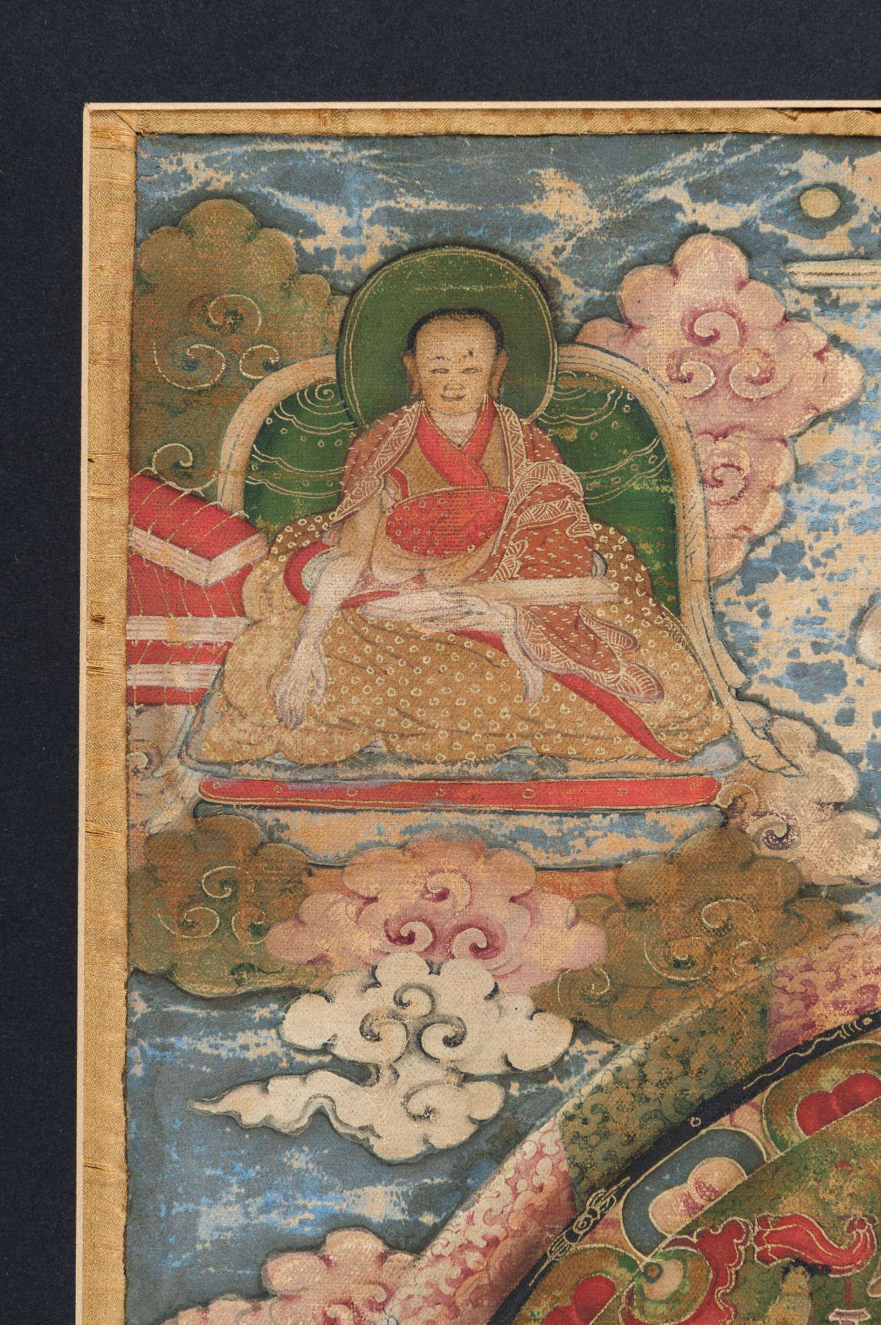 A THANGKA OF A MANDALA, 19TH CENTURY - Image 10 of 11