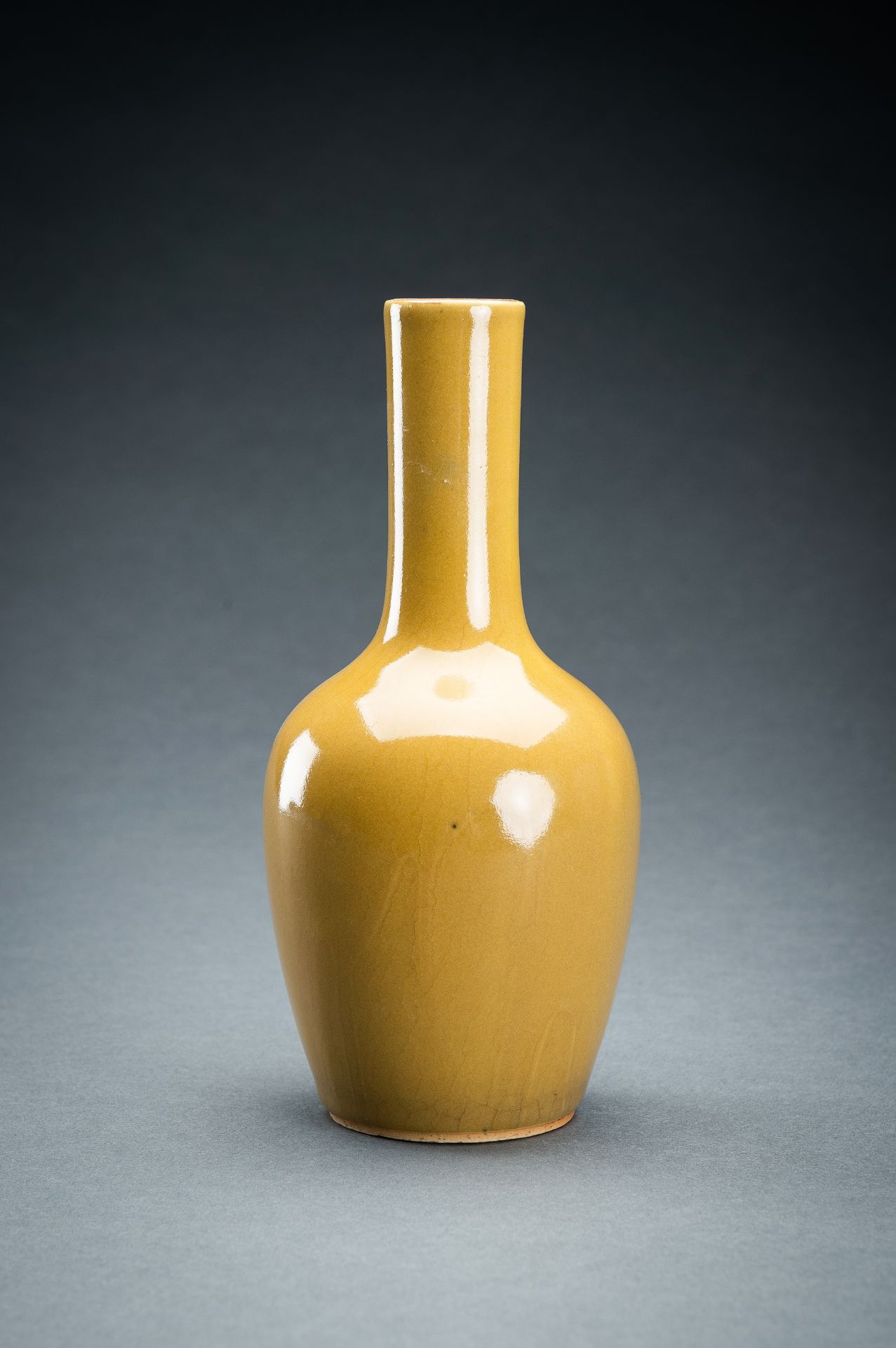 A CAFE-AU-LAIT GLAZED BOTTLE VASE, QING DYNASTY - Bild 2 aus 10