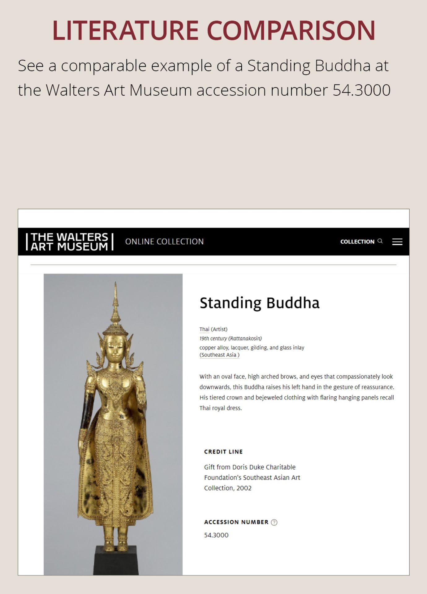 AN IMPRESSIVE LACQUER GILT BRONZE FIGURE OF BUDDHA, RATTANAKOSIN - Bild 7 aus 22