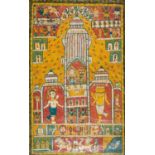 A COLORFUL JAIN PAINTING, c. 1900s