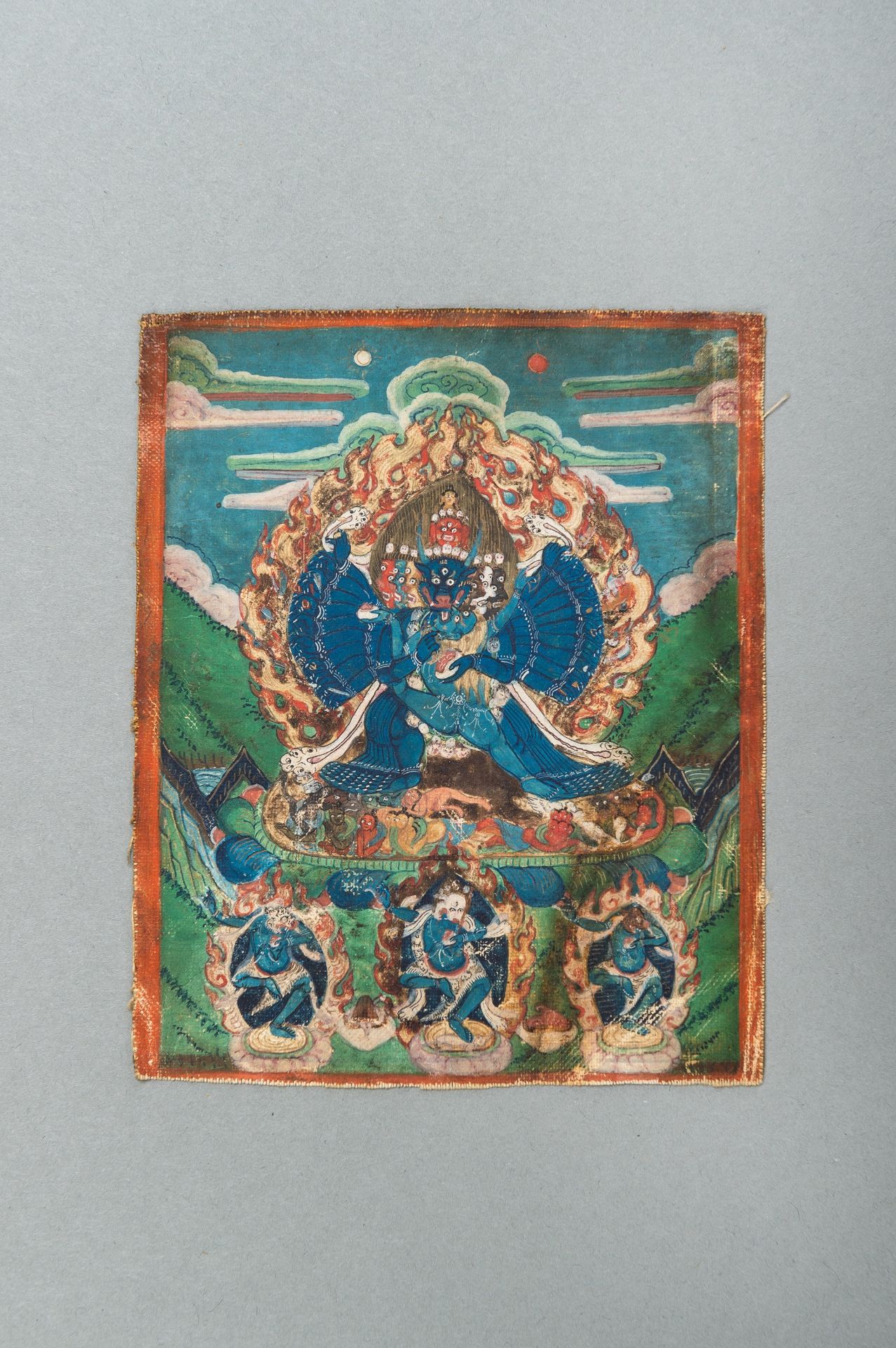 A GROUP OF SEVEN TSAKALI THANGKAS - Image 4 of 15