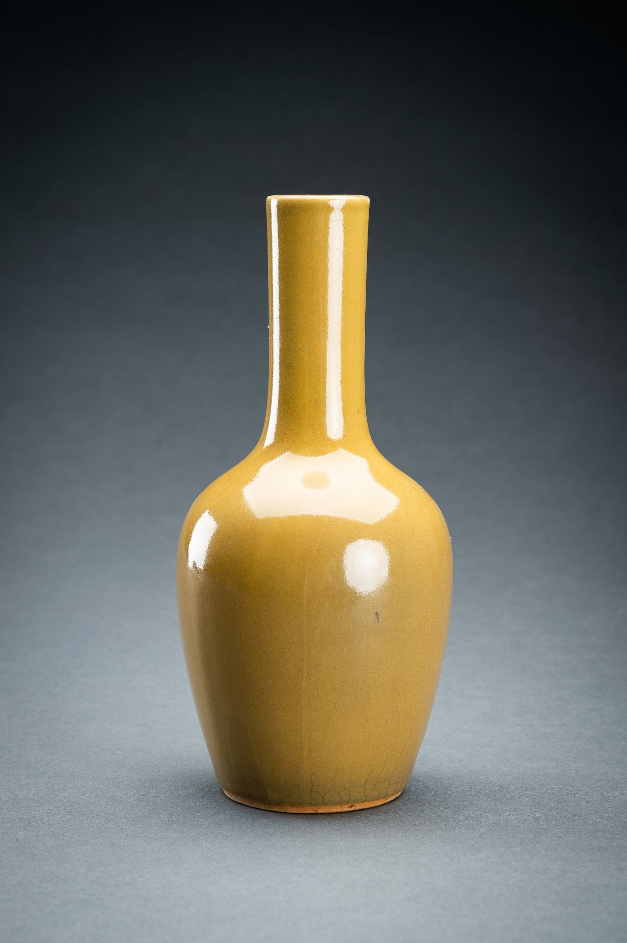 A CAFE-AU-LAIT GLAZED BOTTLE VASE, QING DYNASTY - Bild 3 aus 10