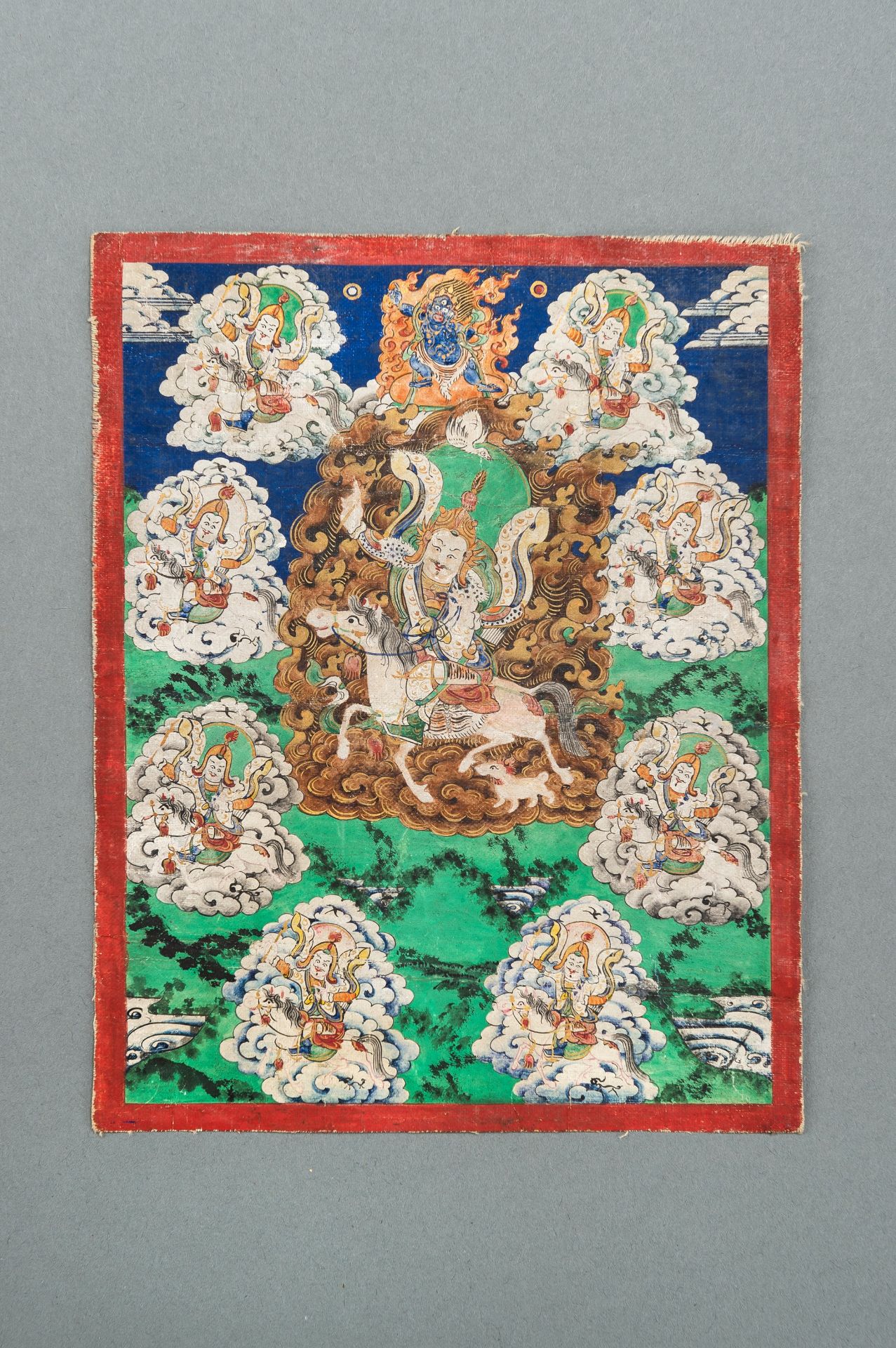 A GROUP OF EIGHT TSAKALI THANGKAS - Image 2 of 17