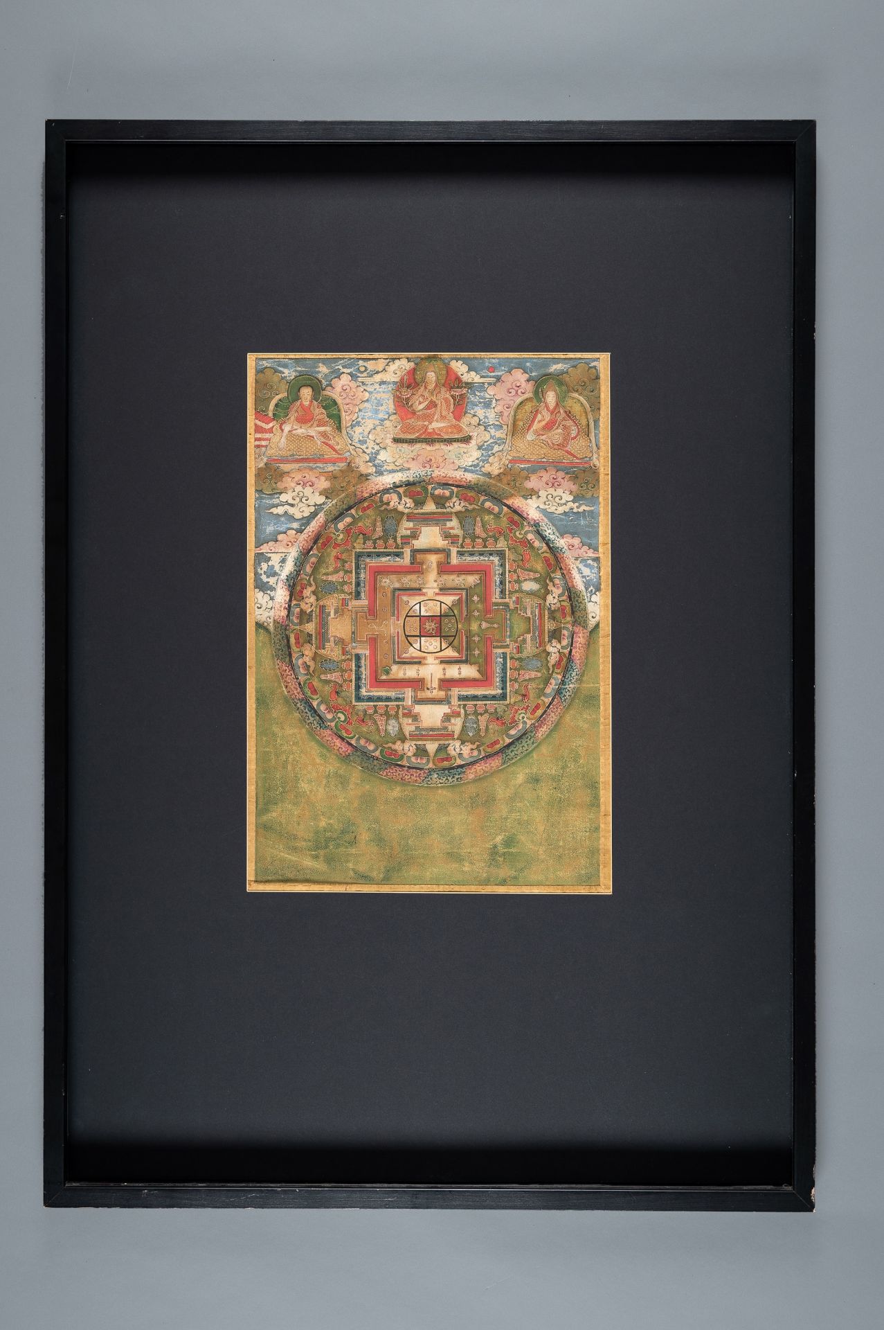 A THANGKA OF A MANDALA, 19TH CENTURY - Image 2 of 11