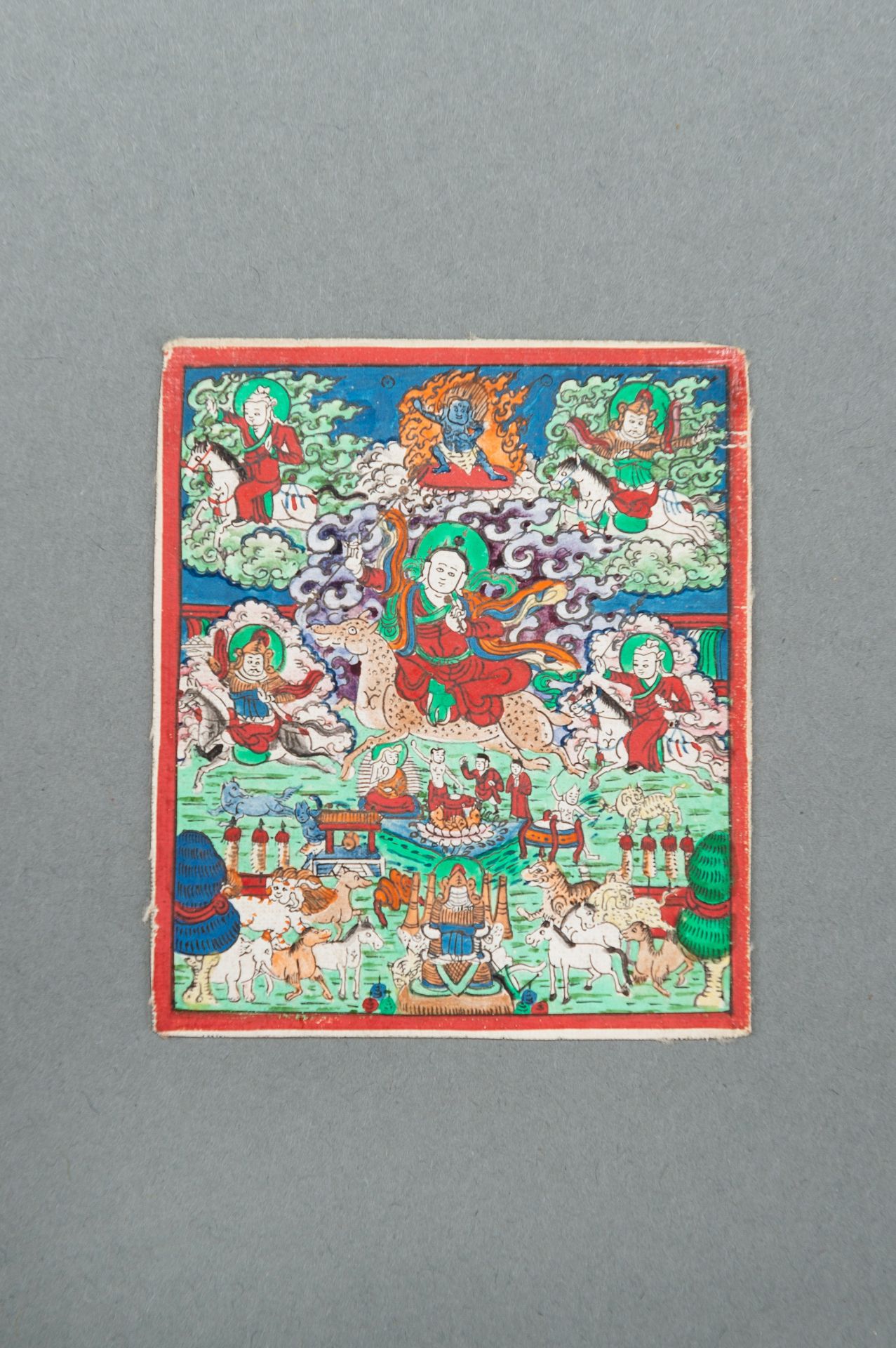 A GROUP OF EIGHT TSAKALI THANGKAS - Image 10 of 17