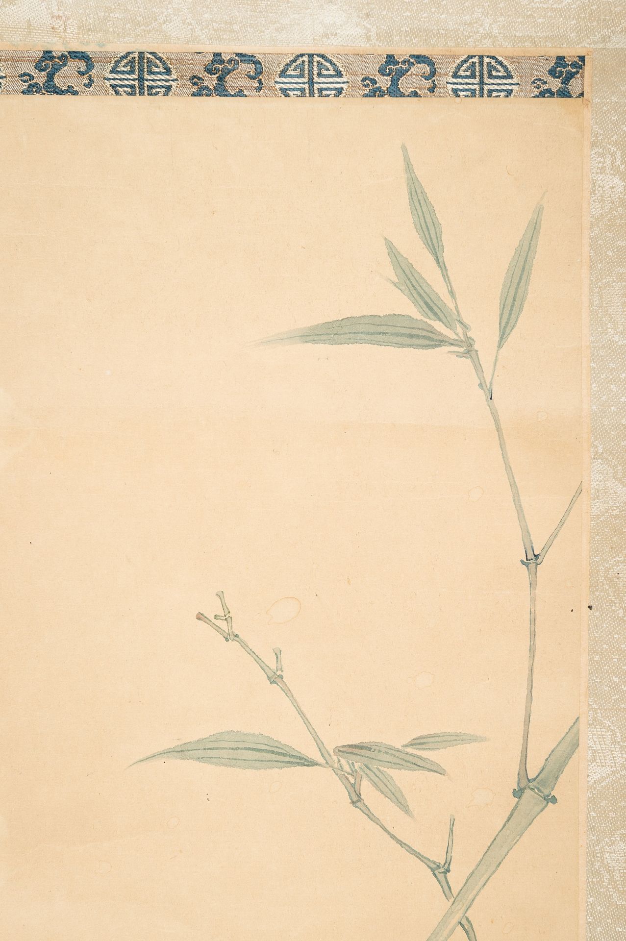 CHEN DINGWU: A HANGING SCROLL PAINTING OF BAMBOO SHOOTS - Image 7 of 9